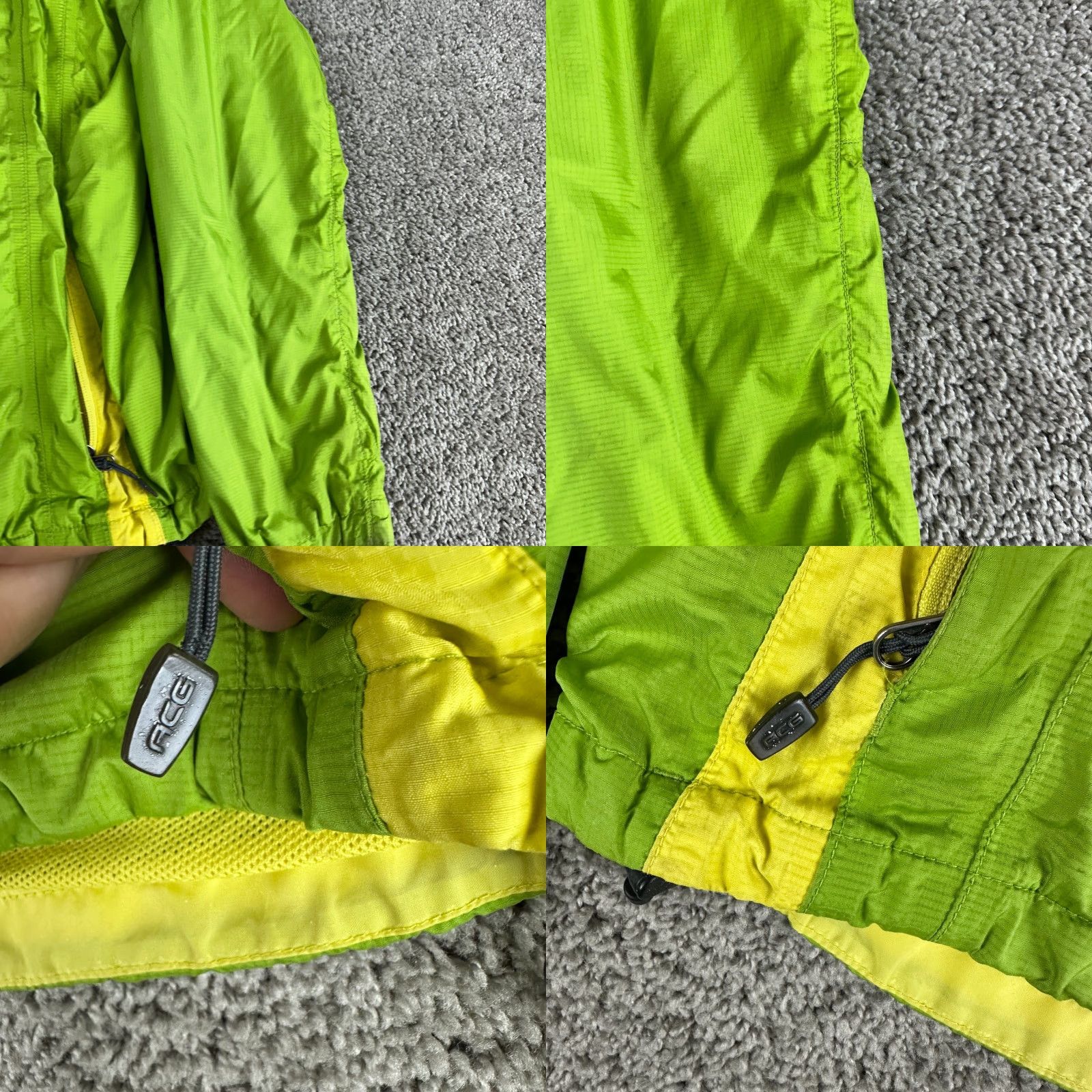 Nike ACG VINTAGE Nike ACG Jacket Womens S Green Yellow All Conditions Gear Windbreaker Full Zip Womens S Green Nike ACG Windbreaker 90s Sports Gender: Womens Size S / US 4 / IT 40 - 8 Thumbnail