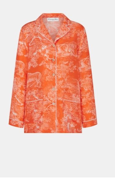 Dior o1w1db10924 Chez Moi Shirt in Orange Size XL / US 12-14 / IT 48-50 - 1 Thumbnail