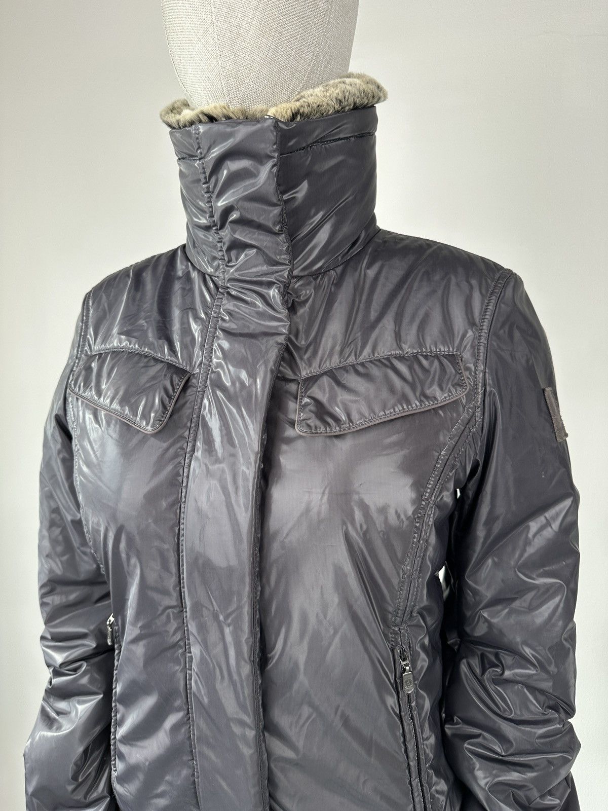 Belstaff BELSTAFF Silver Label Fur Collar Iconic Jacket Women’s sz 44 Size M / US 6-8 / IT 42-44 - 14 Thumbnail