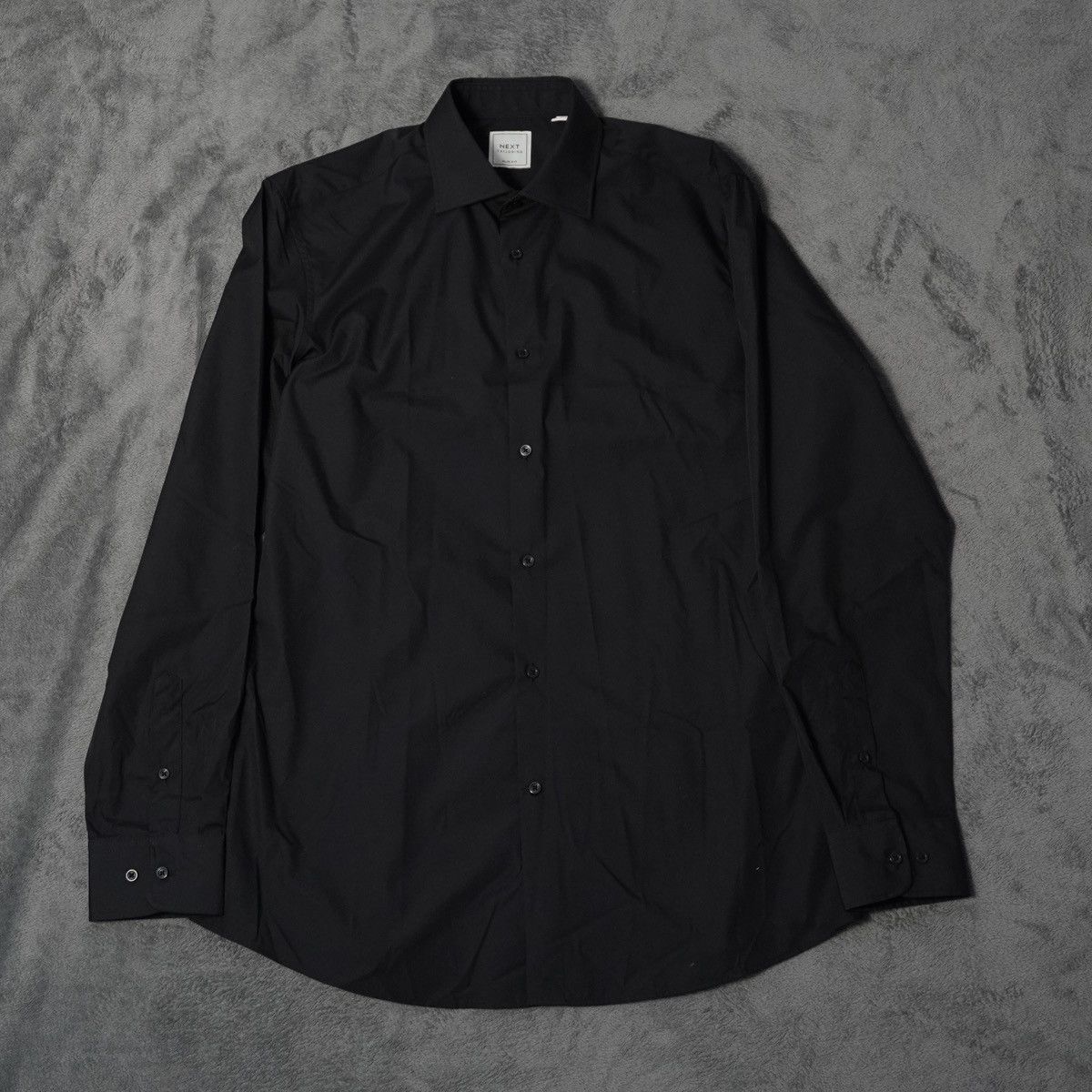 NEXT NEXT Black Long Sleeve Button Up Size US L / EU 52-54 / 3 - 1 Thumbnail