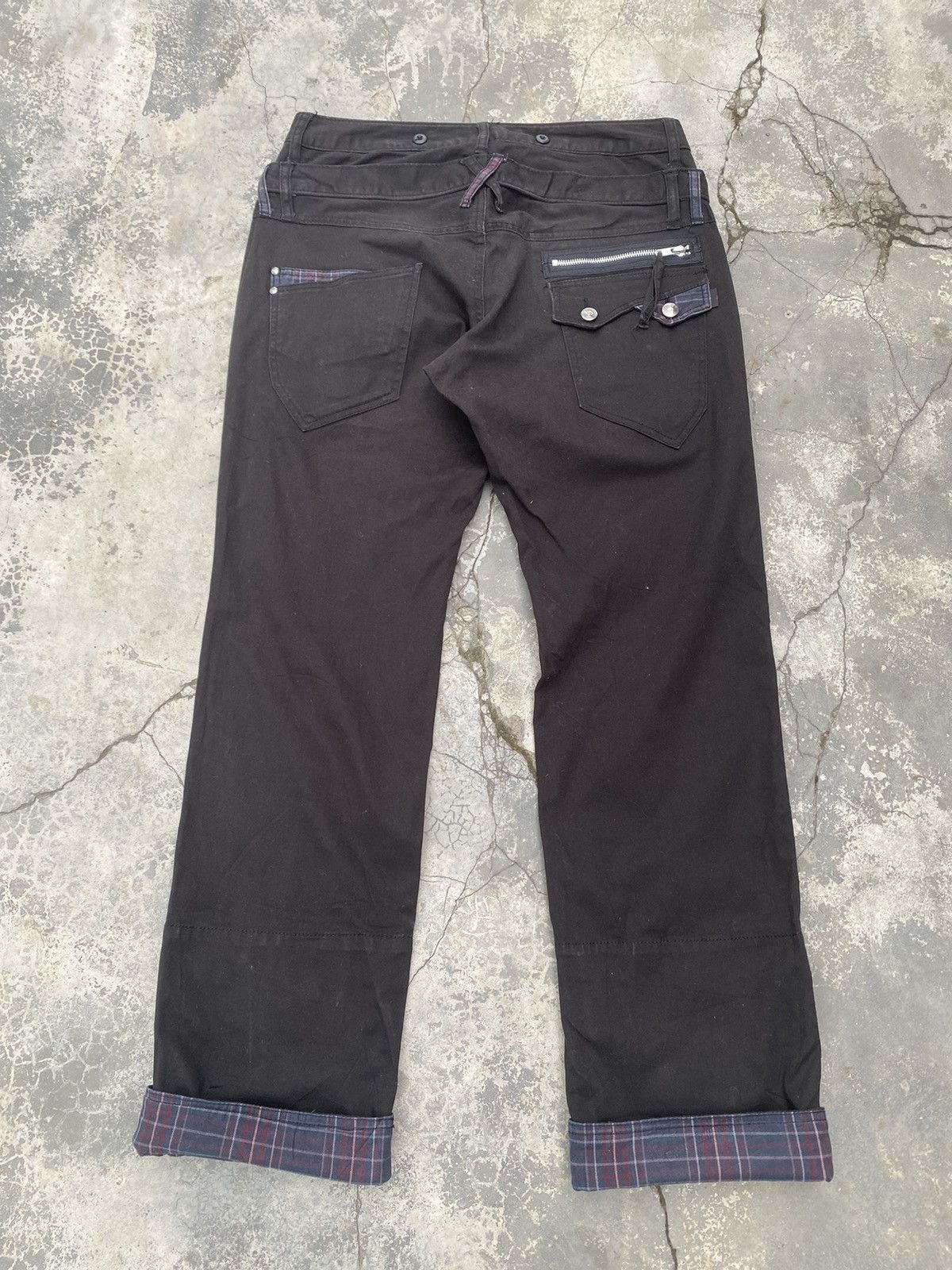 Japanese Brand WILD KHAKIS Double Waist Jeans Size US 32 / EU 48 - 3 Thumbnail