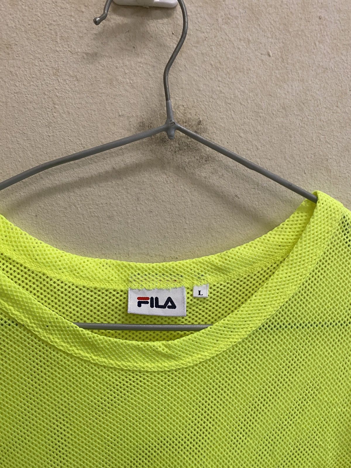 Fila × Japanese Brand FILA FISH NET T SHIRT 01LB Size US L / EU 52-54 / 3 - 4 Thumbnail