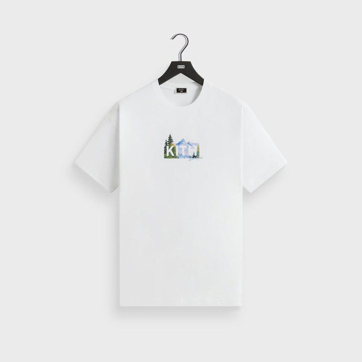 Kith Kith for Bob Ross Mountain Classic Logo Tee T-Shirt Size XL Size US XL / EU 56 / 4 - 1 Thumbnail