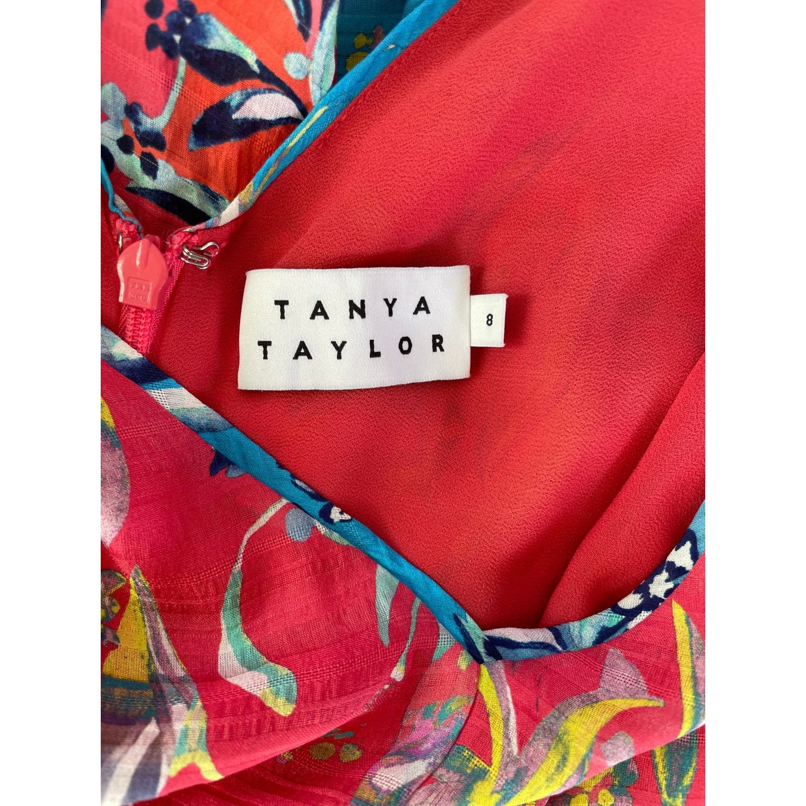 Tanya Taylor Tanya Taylor Silk Floral Ruffle Iliana Maxi Dress, 8 Tall Size M / US 6-8 / IT 42-44 - 7 Thumbnail