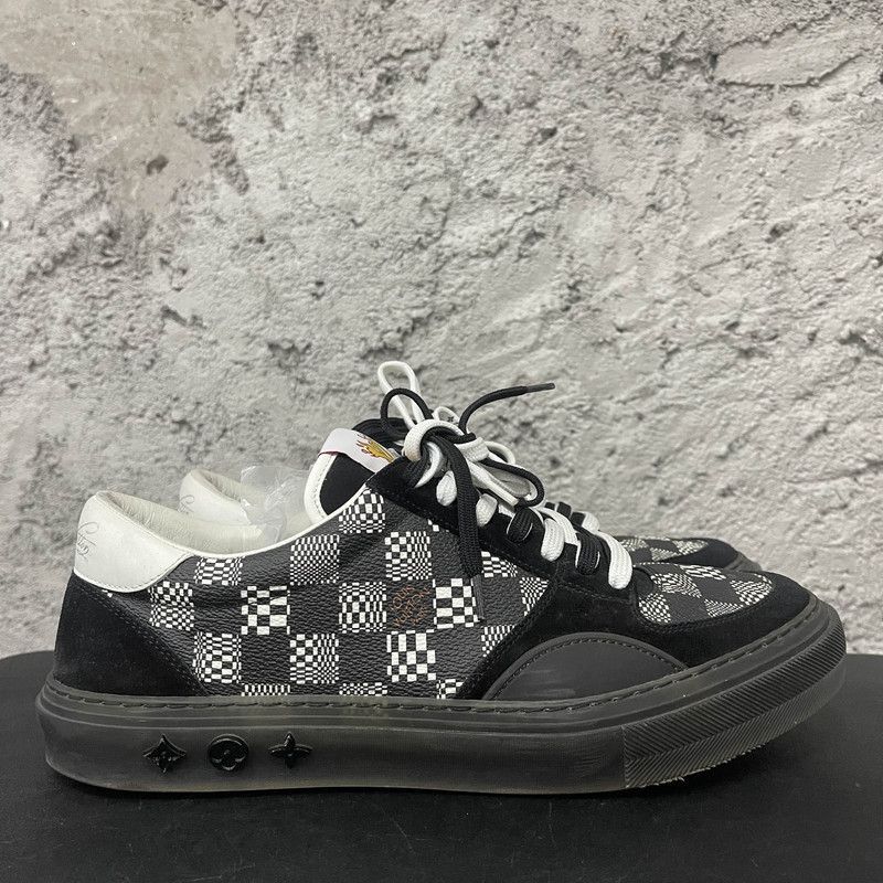 Louis Vuitton Louis Vuitton Ollie Black Low-Top Sneakers - Size US 9.5 / EU 42-43 - 6 Thumbnail