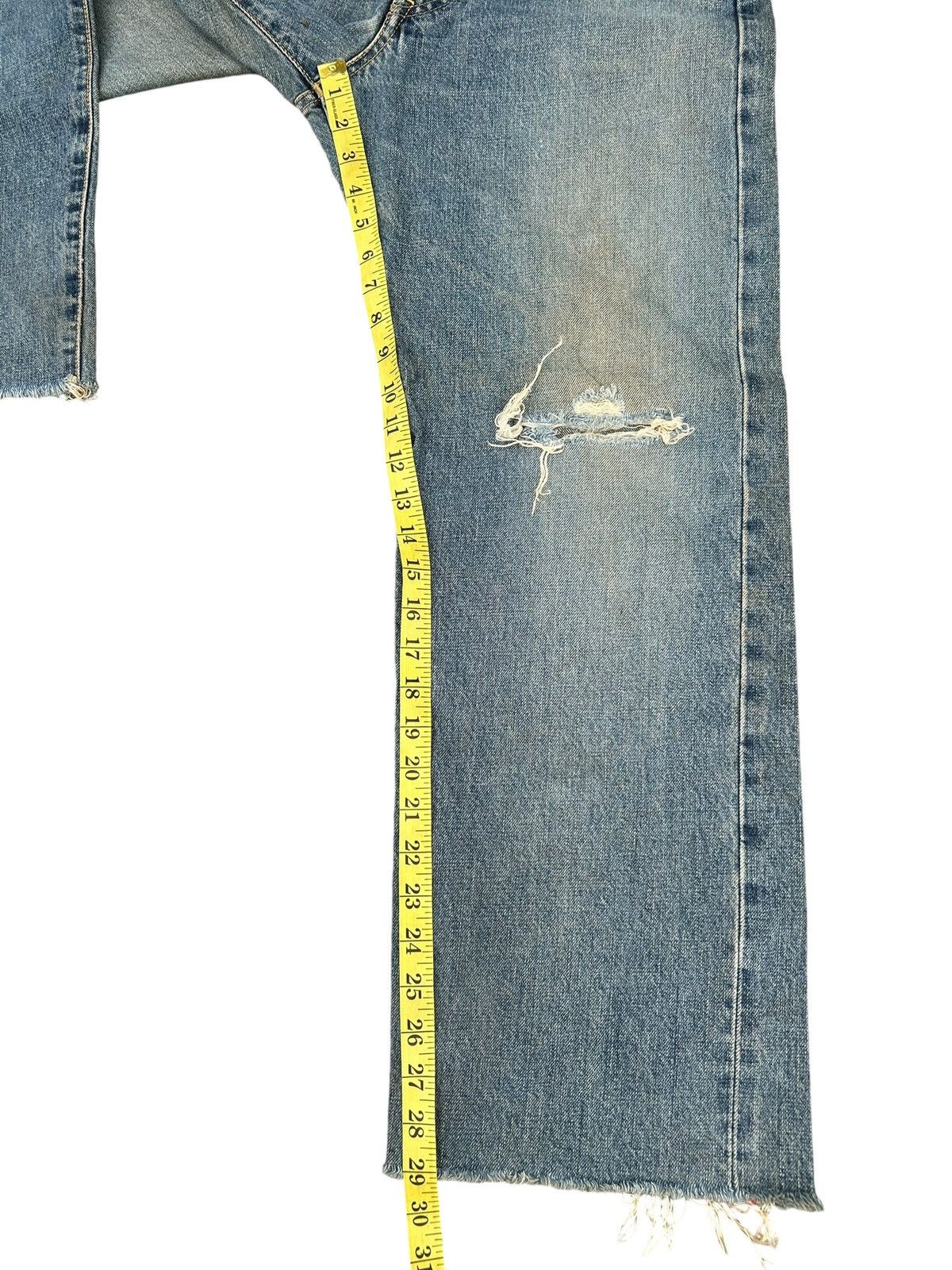 Kapital Vintage Edwin 505x Selvedge Distressed Rusty Denim Jeans ☠️🎌 Size US 32 / EU 48 - 19 Thumbnail