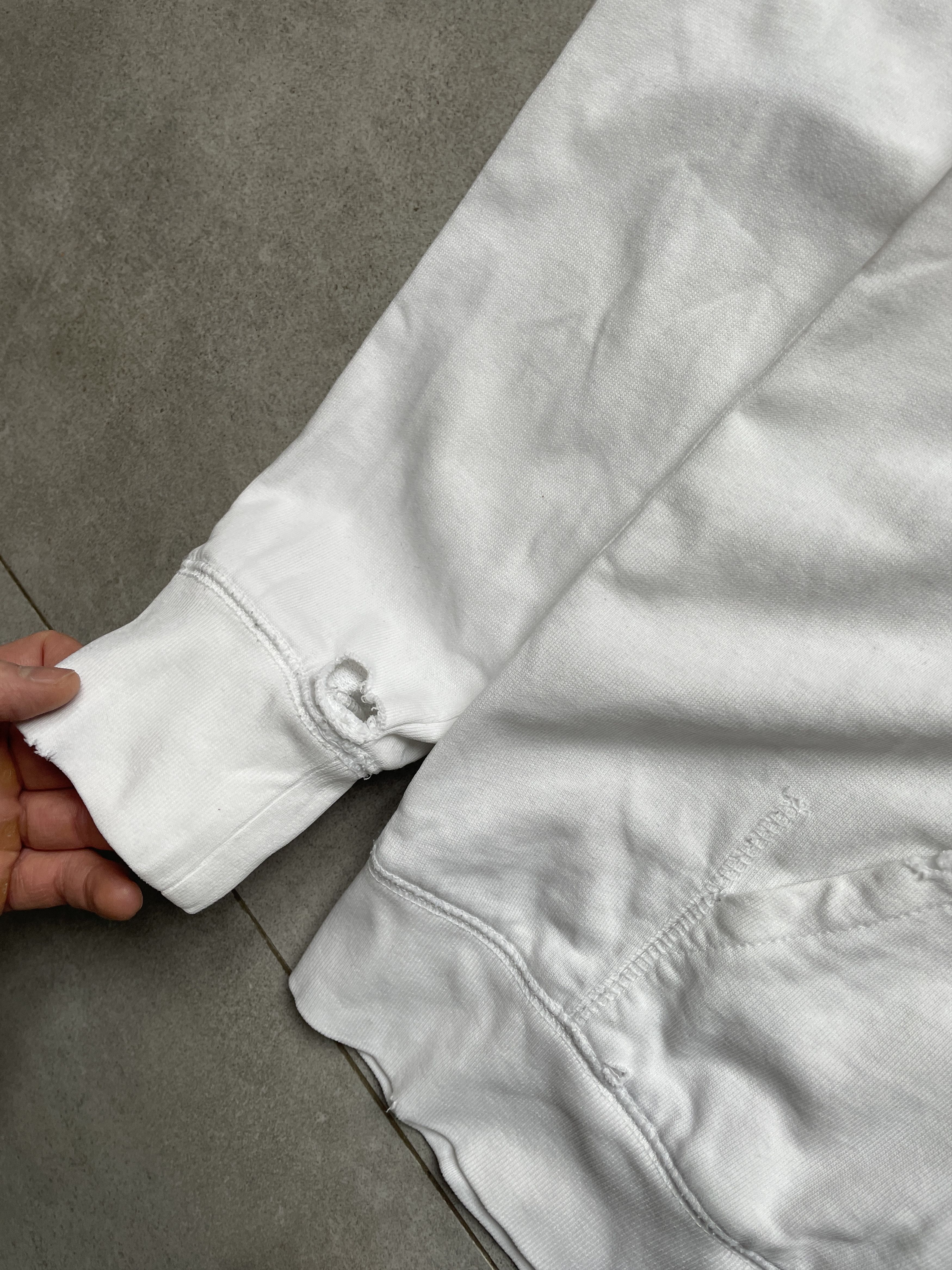 Carhartt CARHARTT \SLAM JAM WHITE DISTRESSED REFLECTIVE ZIP HOODIE Size US S / EU 44-46 / 1 - 9 Thumbnail