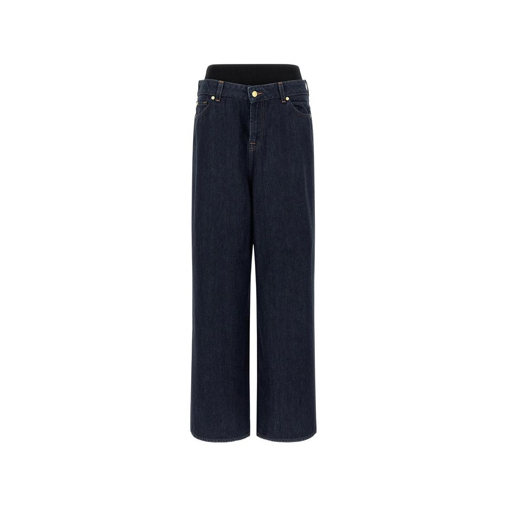 7 For All Mankind 7 For All Mankind BLUE Denim - Wide-Leg Jeans Size 24" / US 00 / IT 34 - 1 Thumbnail