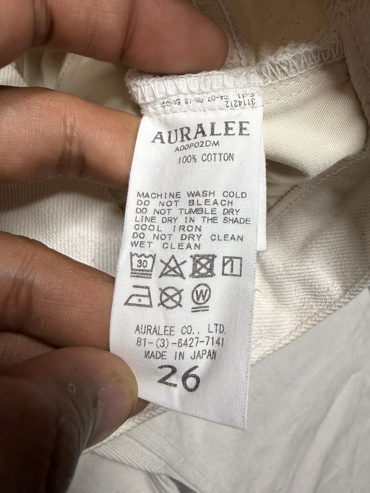 Auralee Auralee Hardtwist Denim 5P pants Size US 26 / EU 42 - 11 Thumbnail