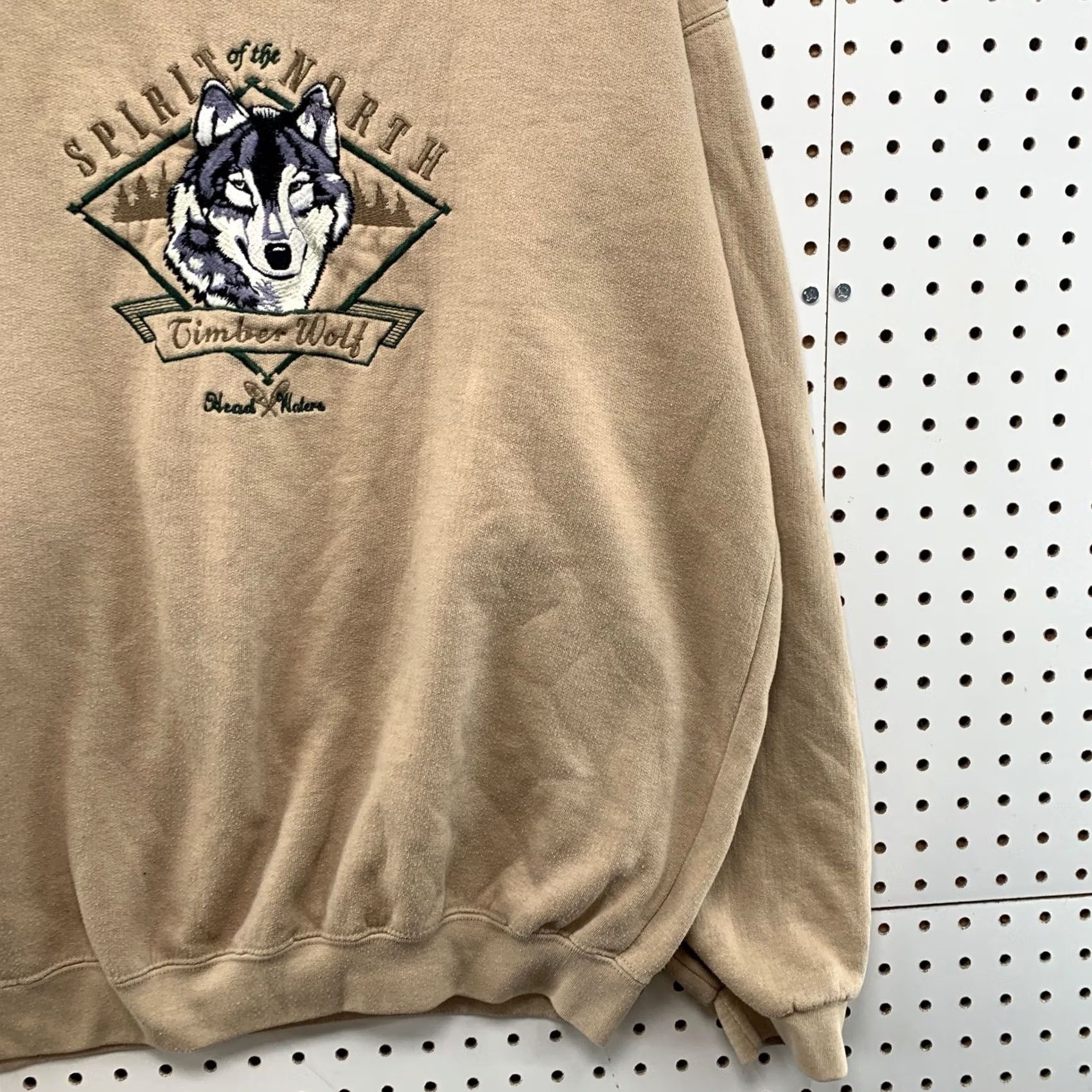 Vintage VINTAGE Headwaters Sweatshirt Mens XL Brown Wolf Nature Timberwolf Fleece Size US XL / EU 56 / 4 - 7 Thumbnail