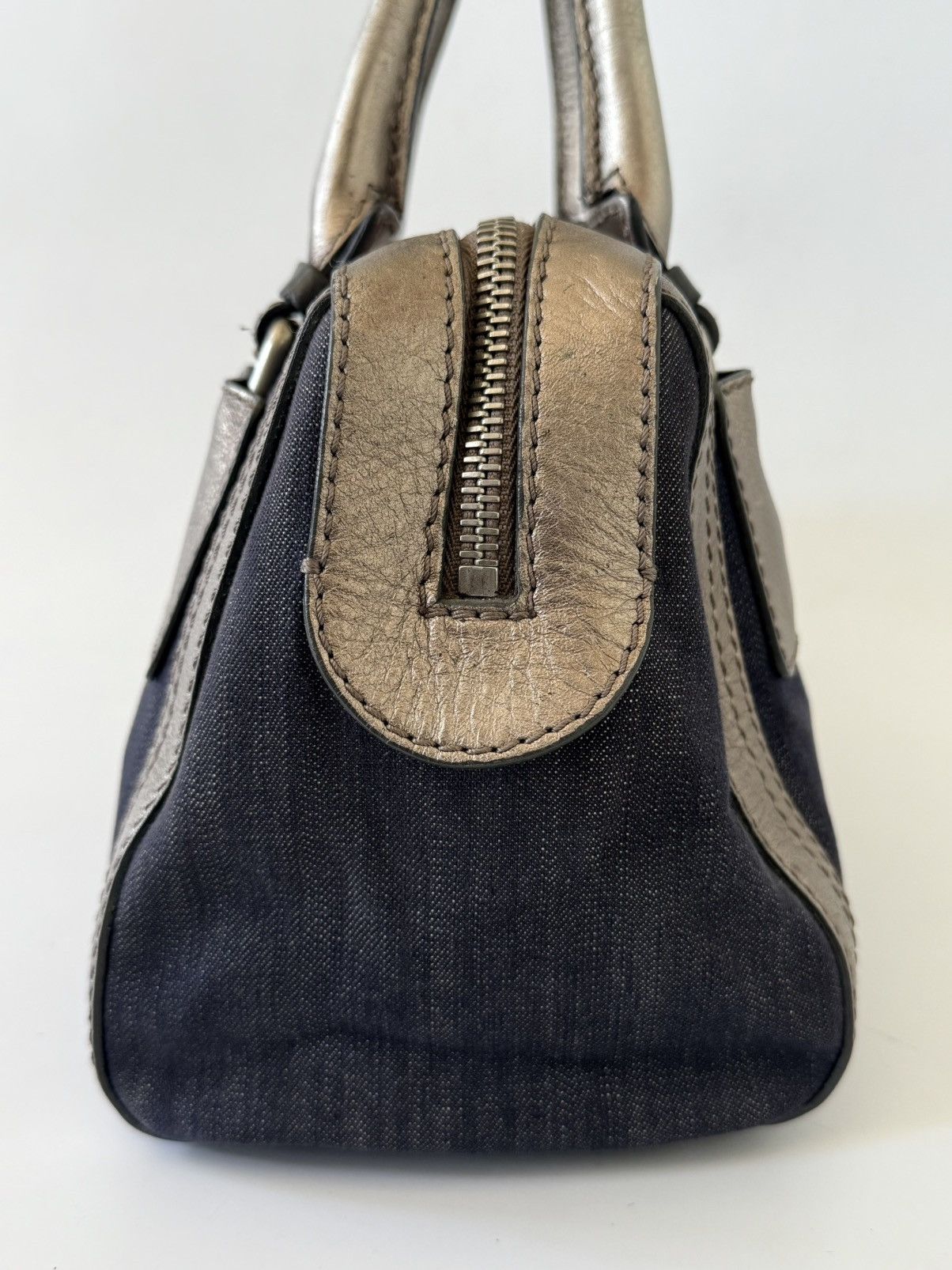 Chloe Chloe Denim Boston Bag Size ONE SIZE - 4 Thumbnail