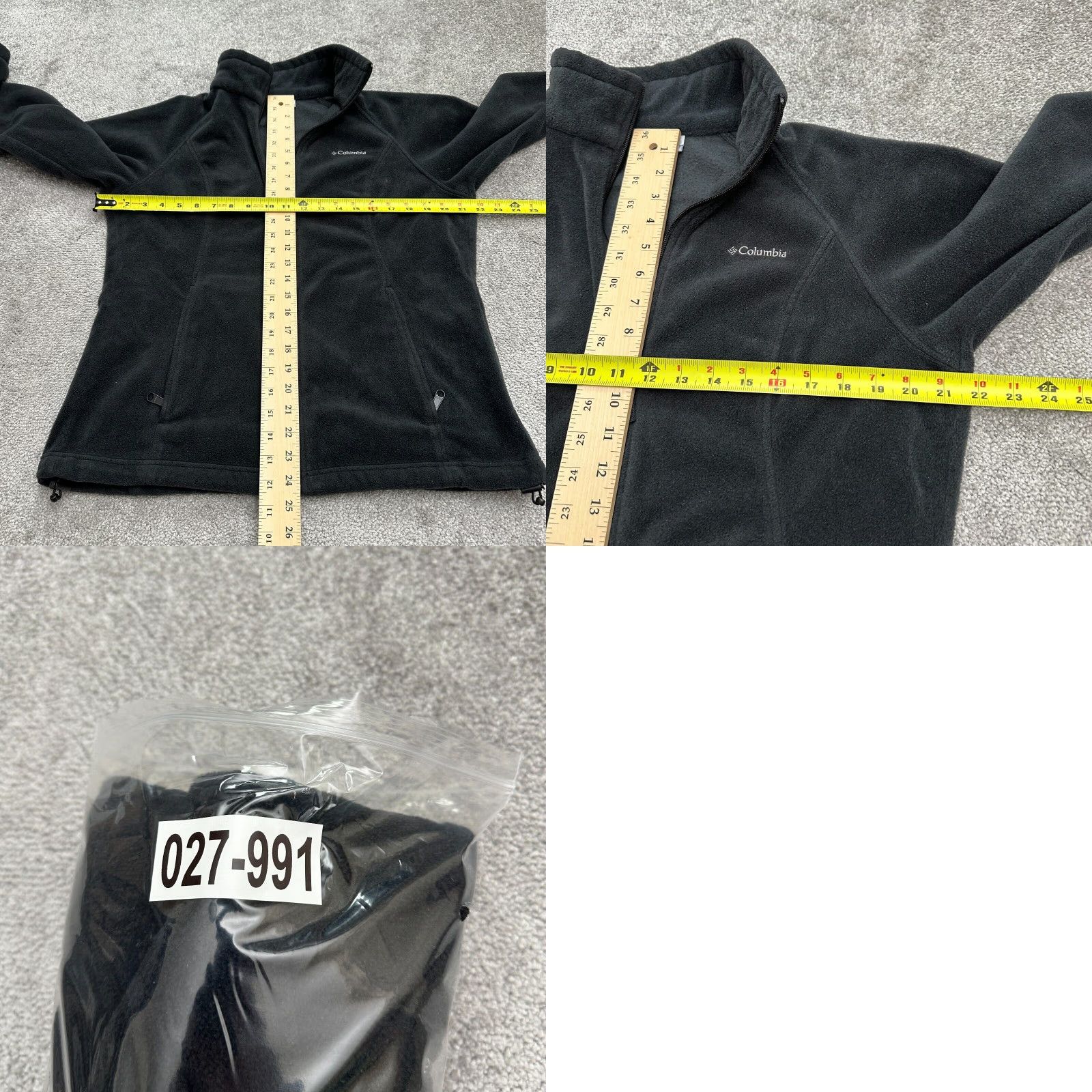 Vintage Columbia Jacket Women's Benton Springs Fleece Full Zip Black L Outdoor Casual Winter Spring Summer Fall Pockets Logo Size L / US 10 / IT 46 - 8 Thumbnail