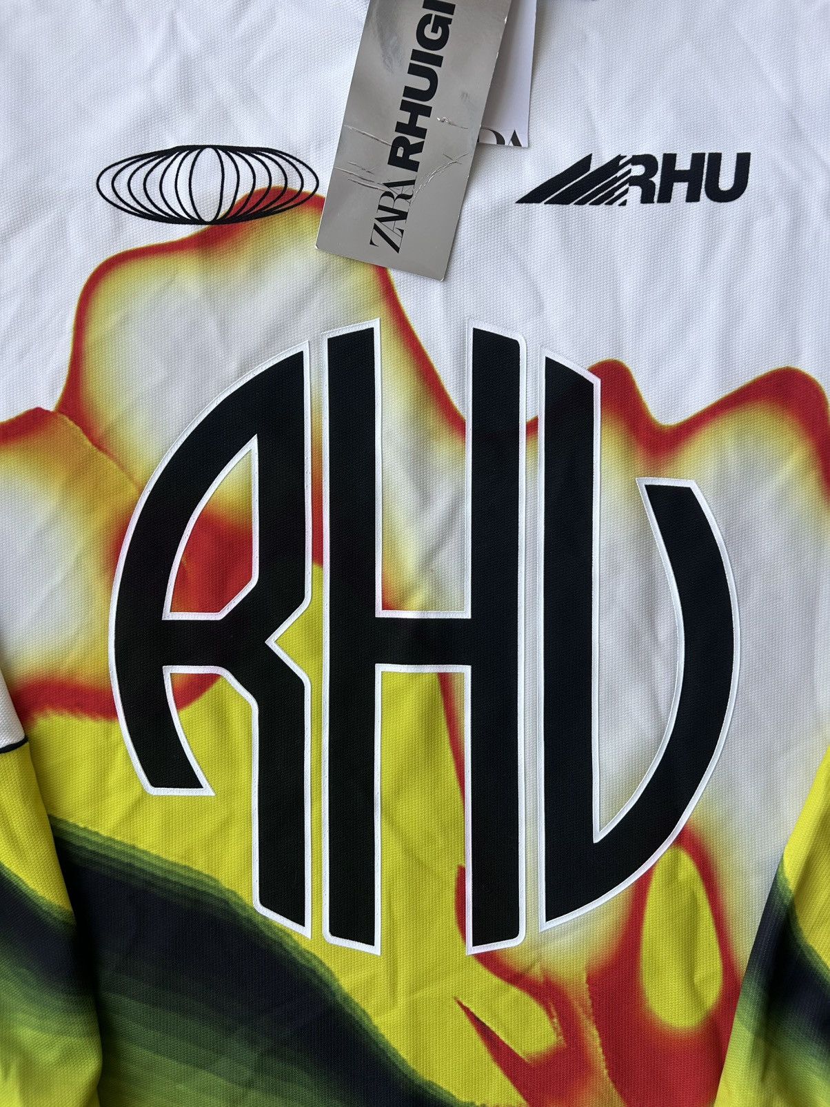Rhude × Zara Zara X Rhuigi Printed Long Sleeve Jersey Size US L / EU 52-54 / 3 - 5 Thumbnail