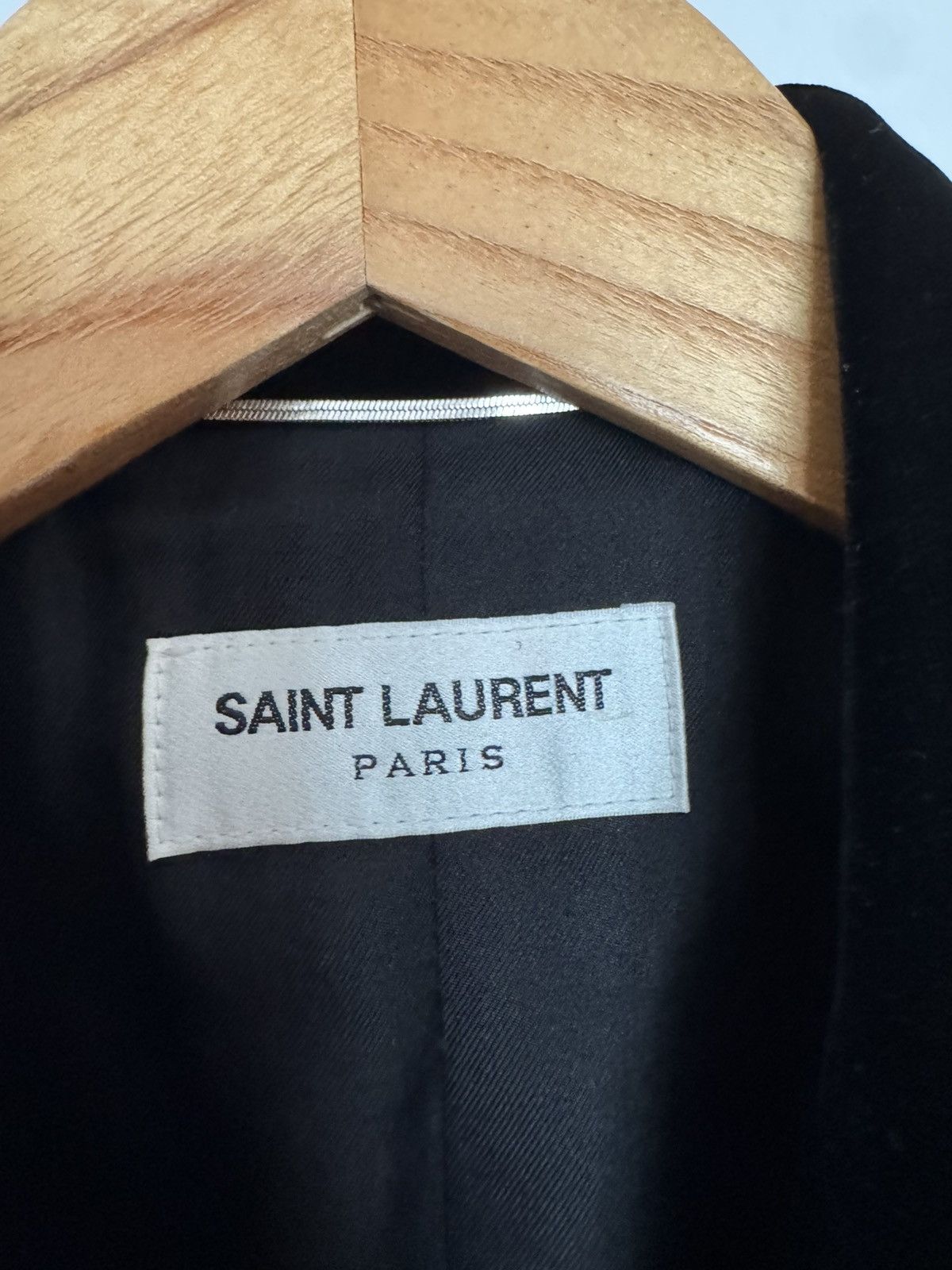 Saint Laurent Paris Velour Evening Jacket Size 46R - 3 Thumbnail