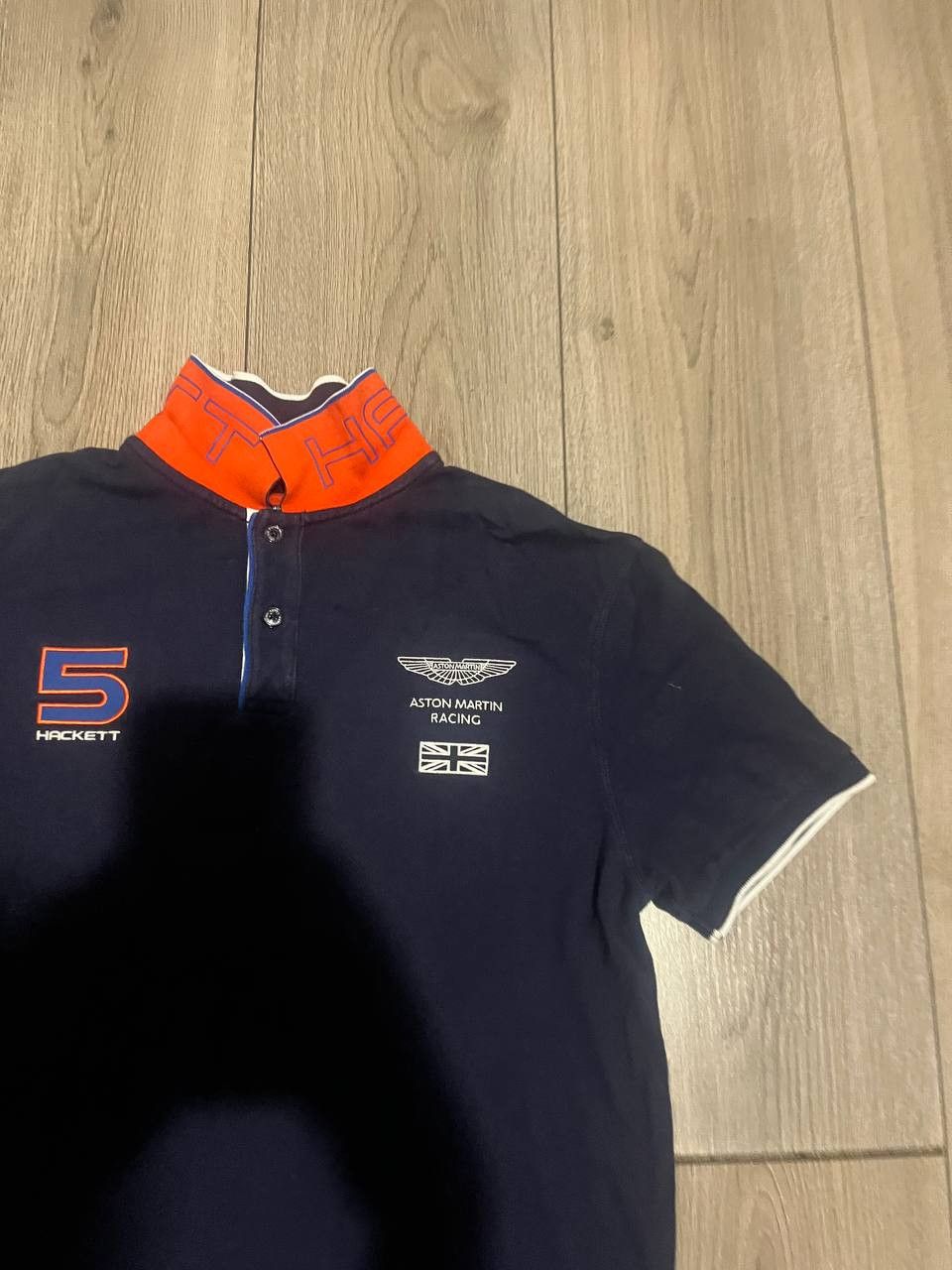 Hackett Aston Martin Racing Polo Shirt Men Small Blue Hackett Sport Size US S / EU 44-46 / 1 - 3 Thumbnail