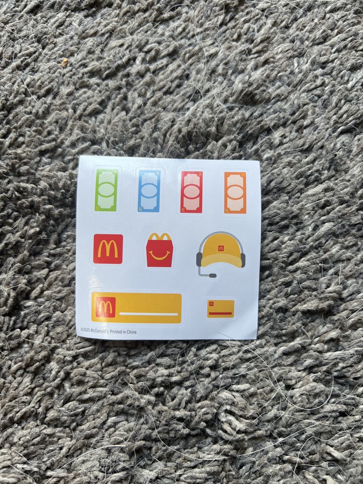 Hypebeast 2025 Lil McDonald’s Stickers Size ONE SIZE - 1 Thumbnail
