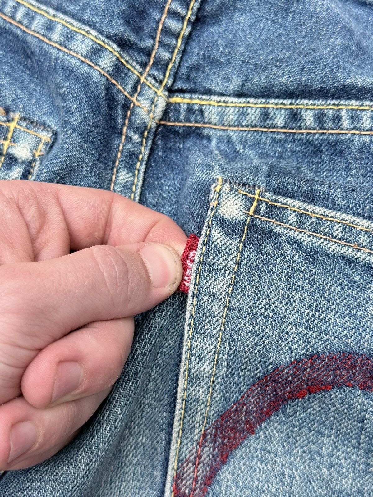 Evisu Evisu japanese selvedge jeans Size US 30 / EU 46 - 12 Thumbnail