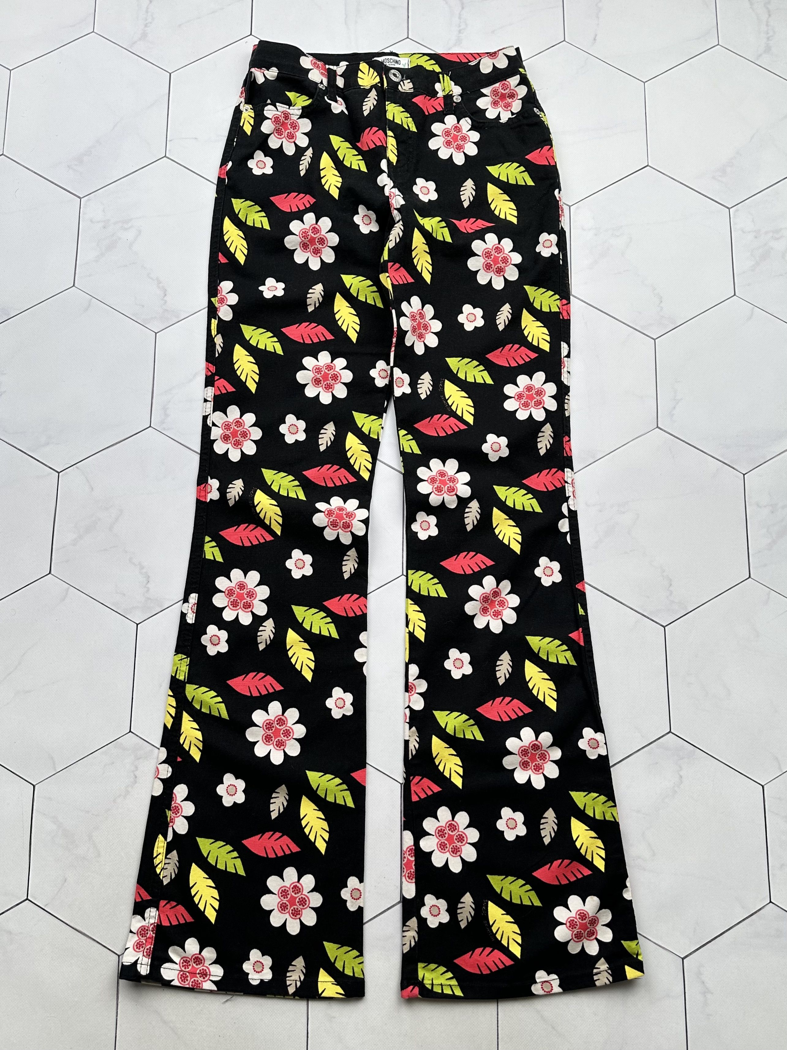 お歳暮 のし Moschino Moschino Jeans Pop Art All Overprint Denim Pant パンツ