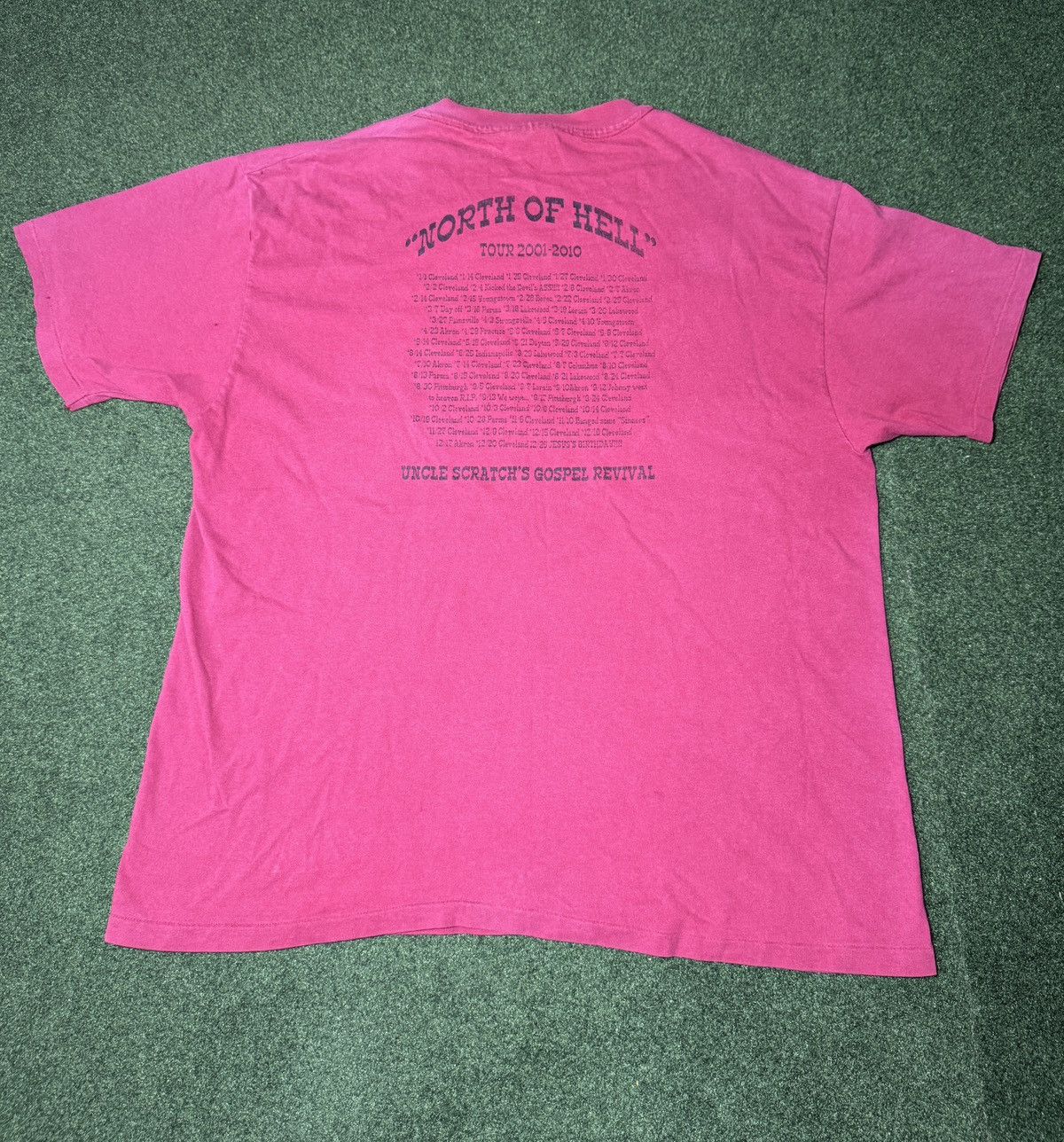 Band Tees × Hanes × Vintage Vtg Y2K Uncle Scratch’s Gospel Revival Rock RARE T Shirt Size US XL / EU 56 / 4 - 4 Thumbnail