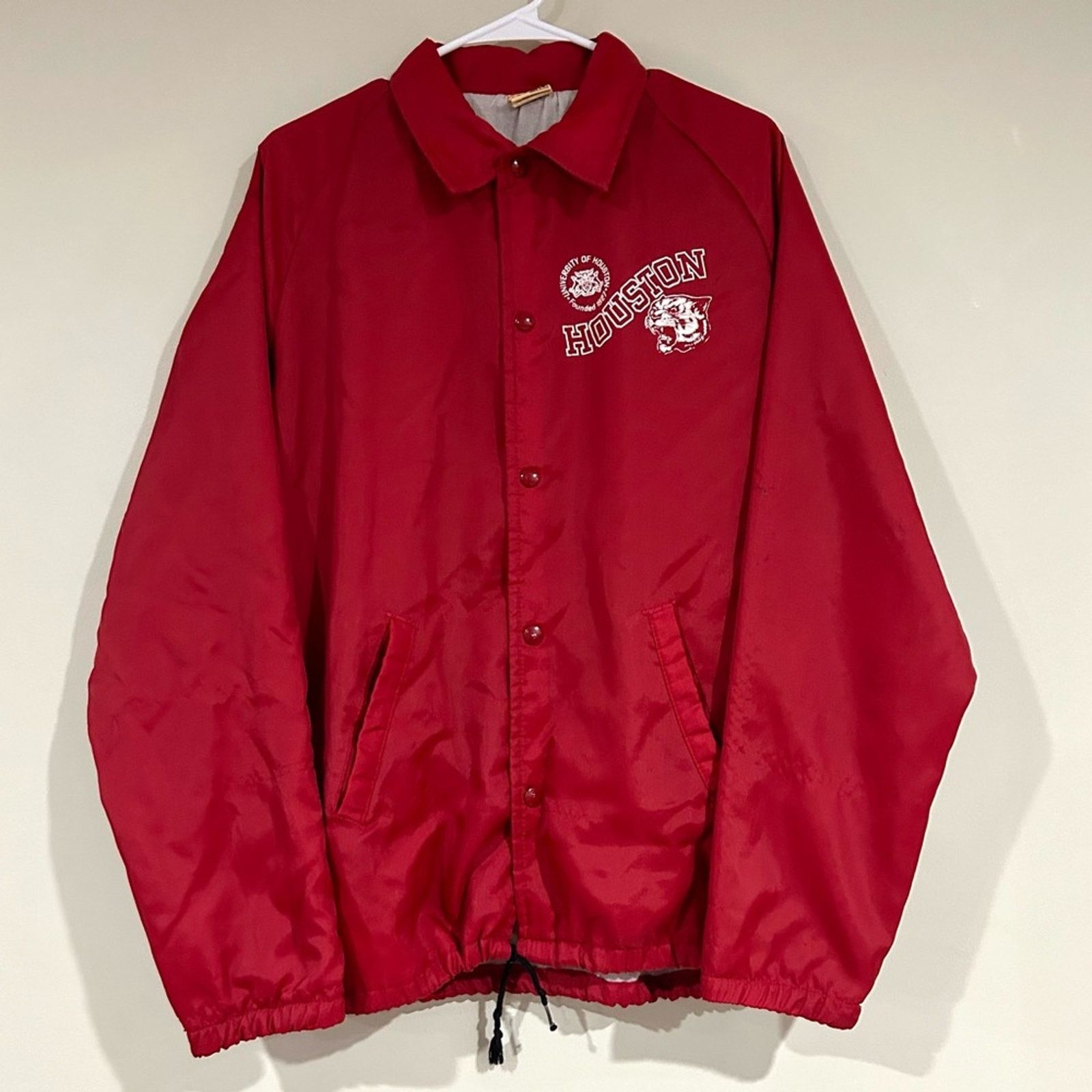 Chalk Line Vintage University Of Houston Cougars Jacket Size US M / EU 48-50 / 2 - 1 Thumbnail