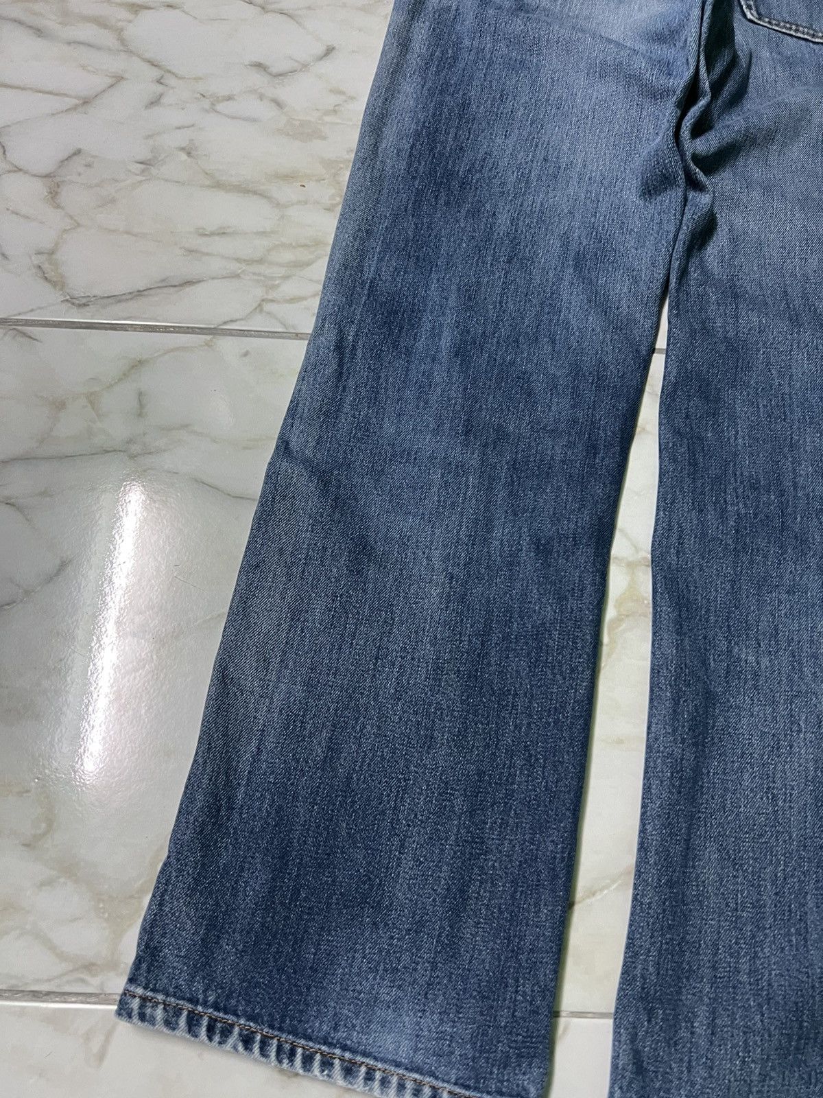 If Six Was Nine × Japanese Brand 💥BAGGY💥VINTAGE 90’s GL HEART DISTRESSED JEAN Size US 31 - 10 Thumbnail