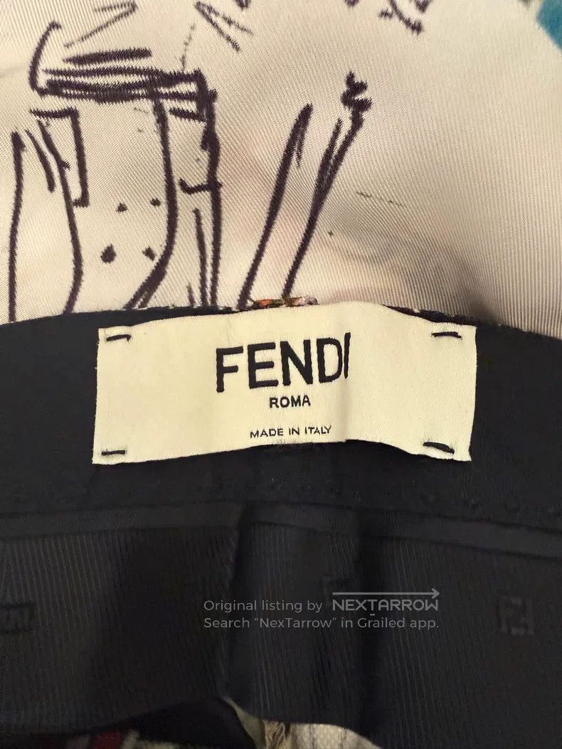 Fendi Fendi Limited Showpiece Artist Collaboration Printed Shirt Size XS / US 0-2 / IT 36-38 - 7 Thumbnail