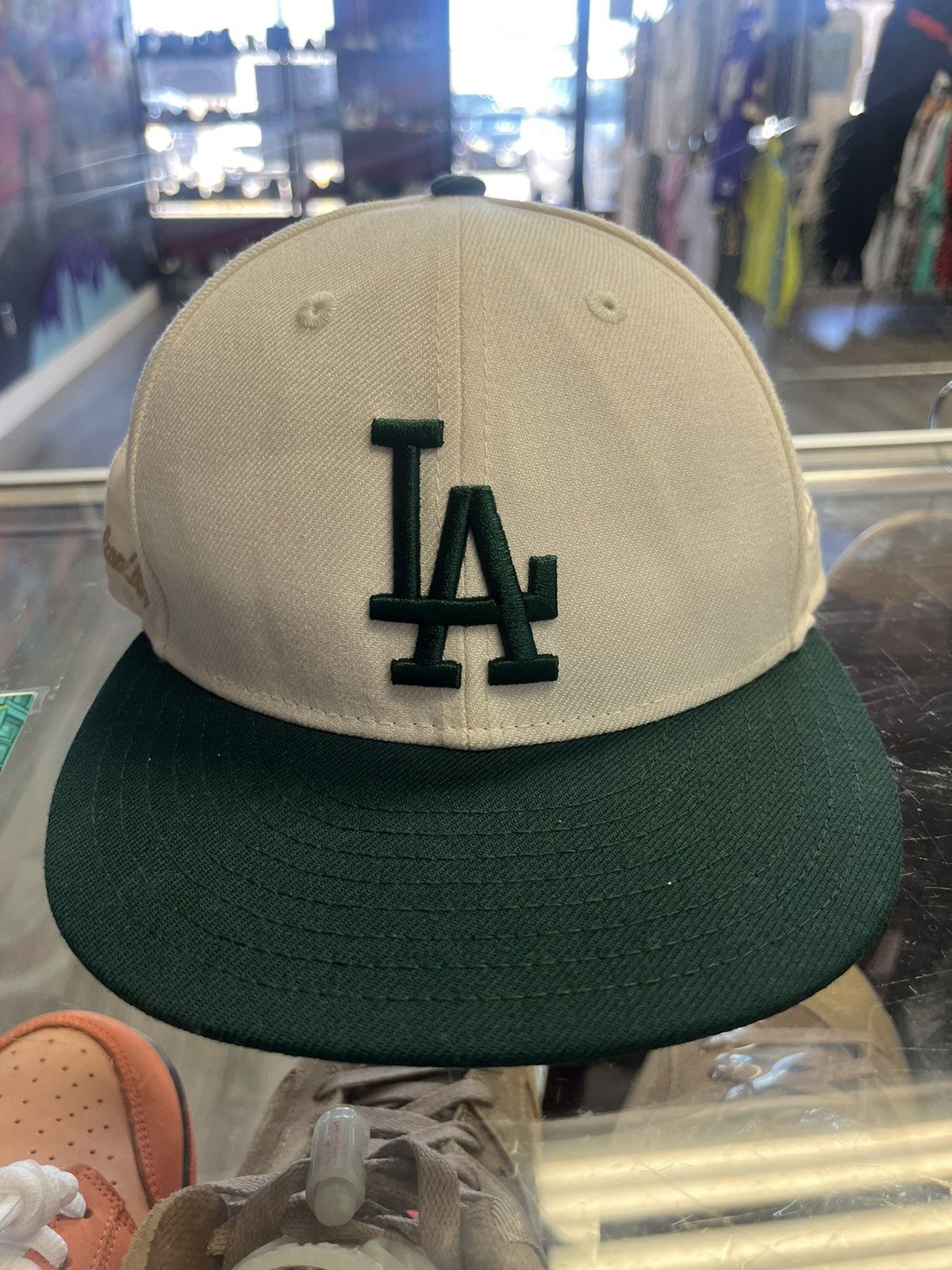 Cappello Aime Leon Dore ALD Souvenir Kaki NY - Taglia Unica, Nuovo Con Etichette - Foto 2
