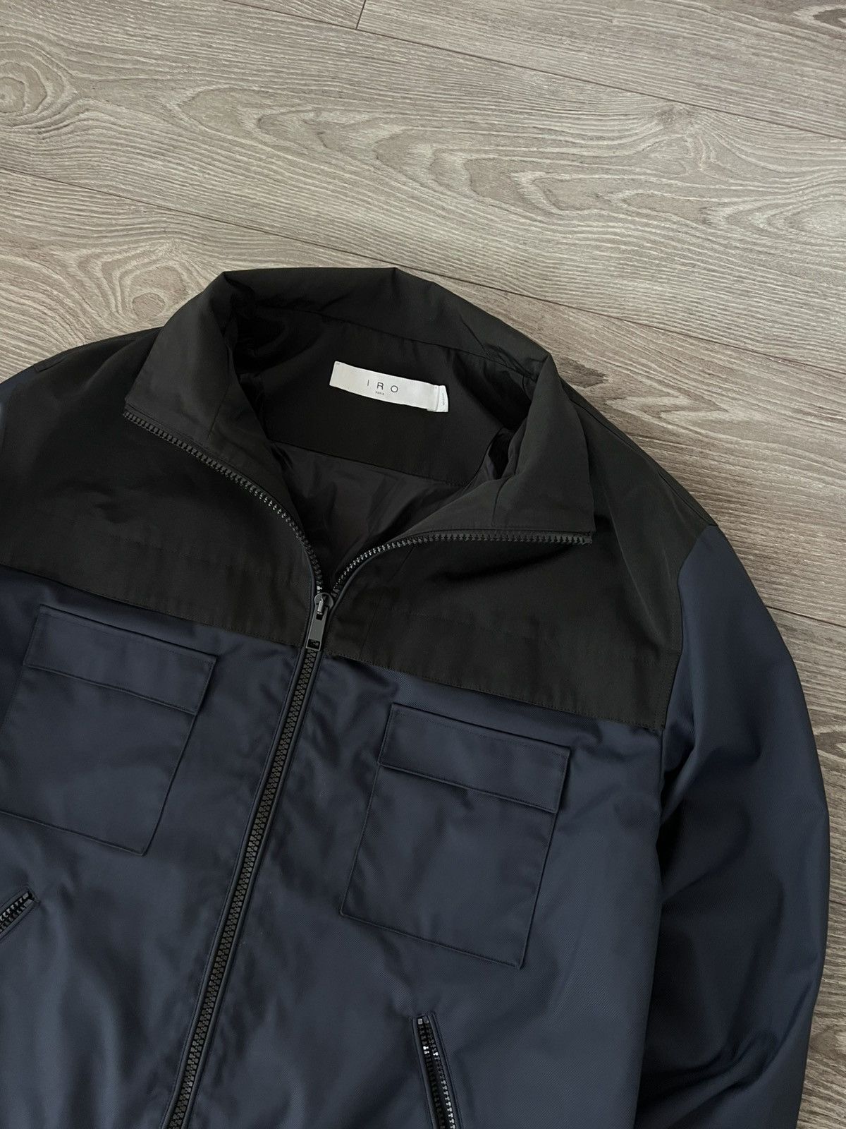 Iro IRO Spring /Summer 2022 Blue/Black Barnes Paris Jacket Size US M / EU 48-50 / 2 - 4 Thumbnail