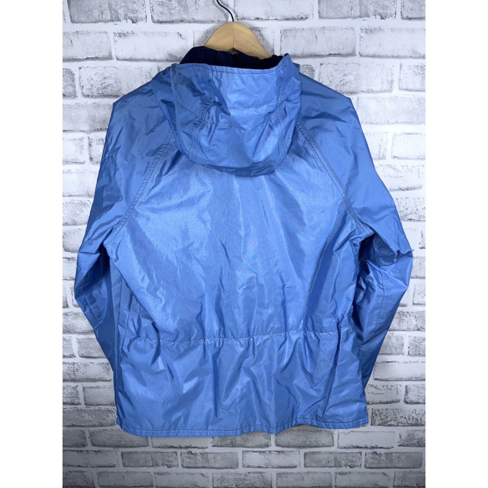 Vintage VTG COLUMBIA Gore Tex Nylon Blue Hooded Jacket Womens L Size L / US 10 / IT 46 - 8 Thumbnail