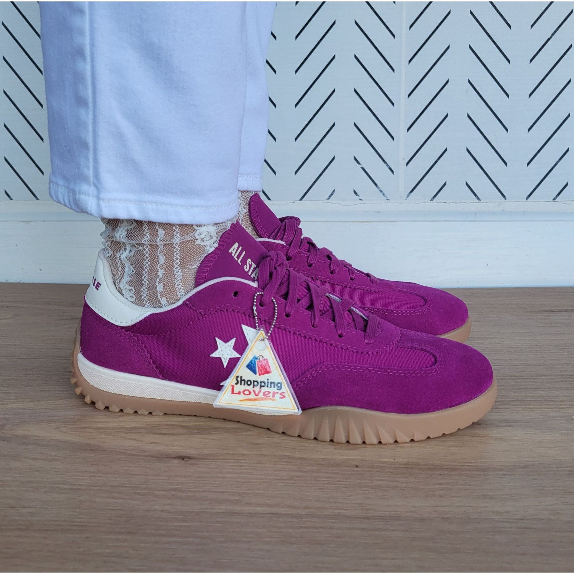 ⭐Converse Run Star Trainer Ox Suede 7.5 Womens Shoes Sneaker