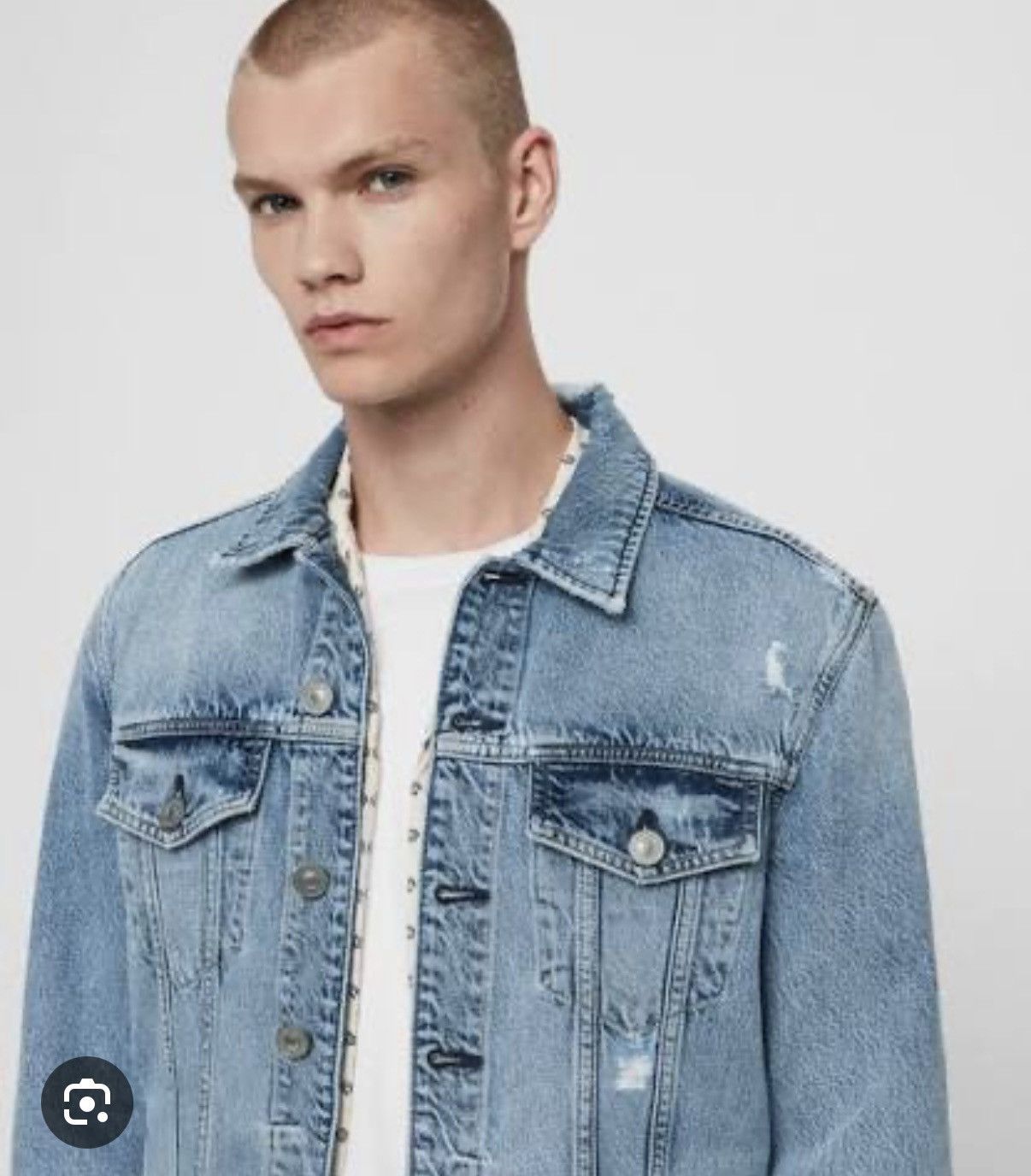 Allsaints Allsaints light indigo denim jacket Size US XS / EU 42 / 0 - 5 Thumbnail