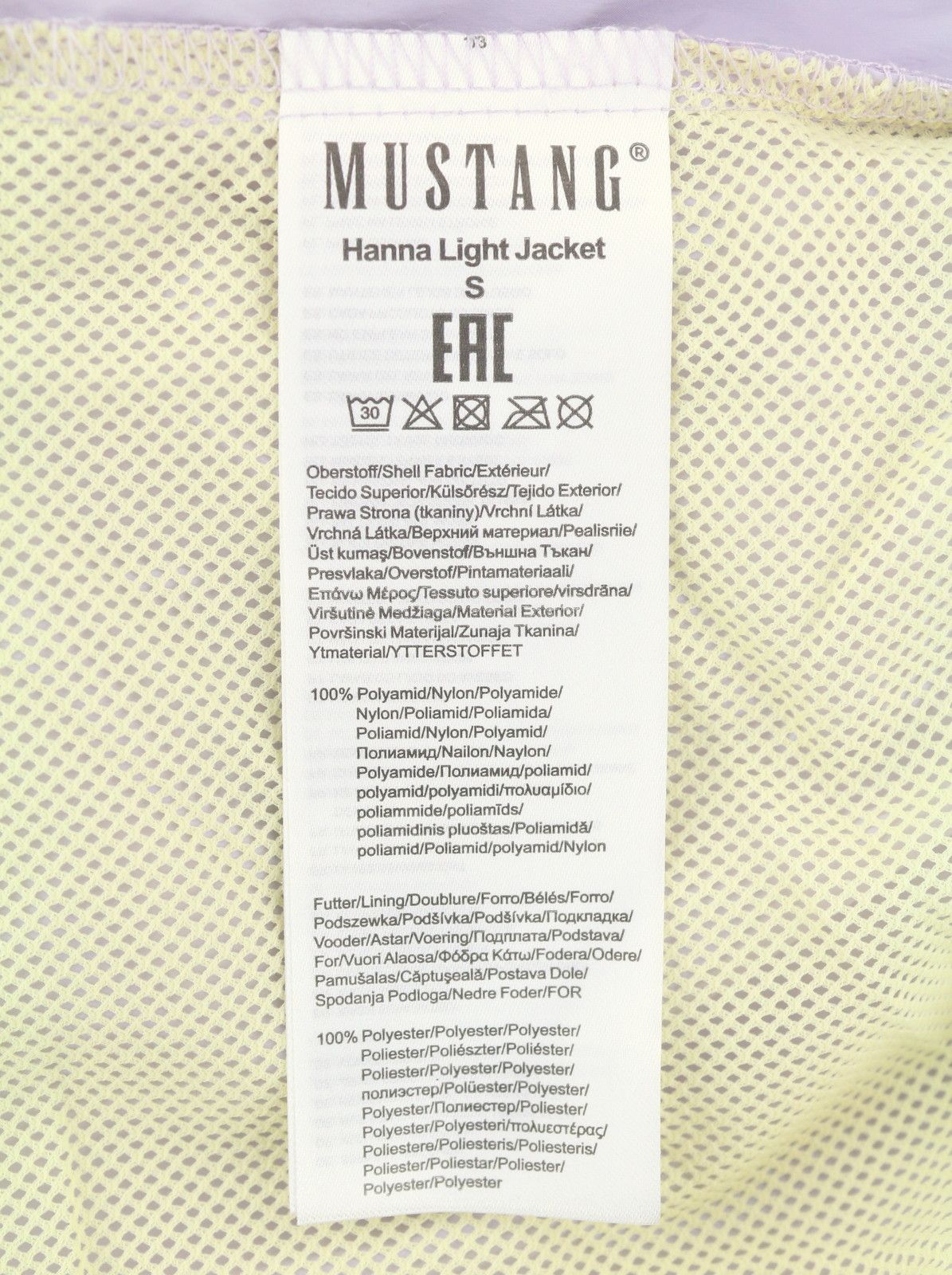Mustang HANNA LIGHT S Light Purple Jacket 87990 Size S / US 4 / IT 40 - 7 Thumbnail