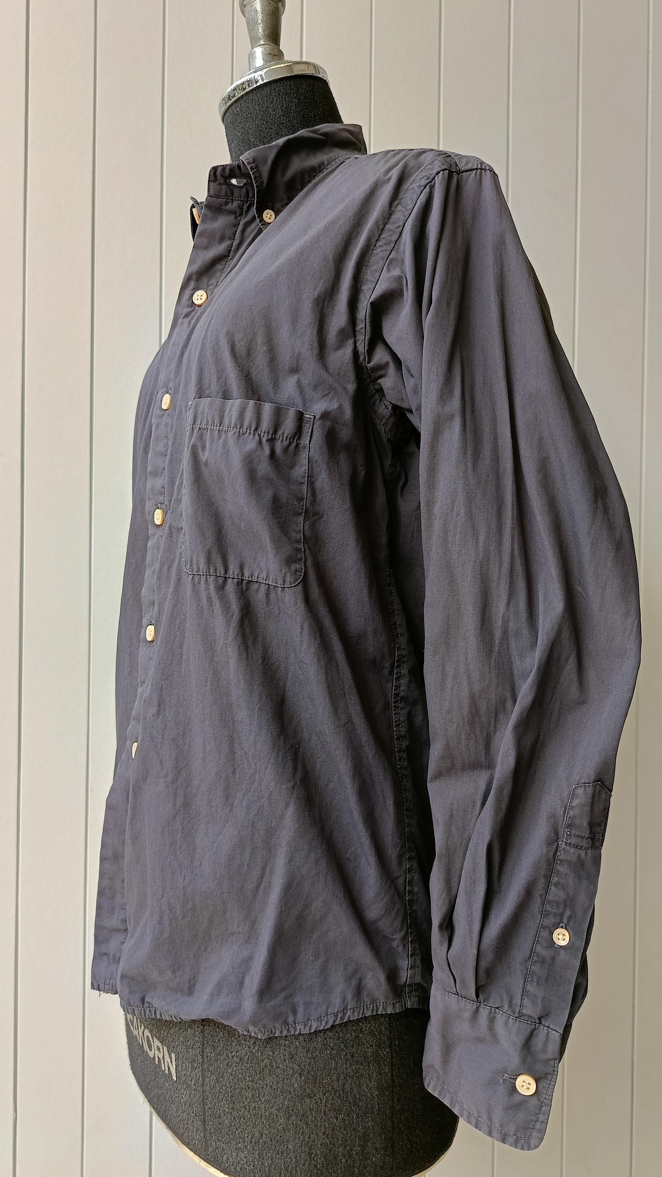 45rpm 45RPM NMD studio by R 1 solid dark gray small lined shirt Size US S / EU 44-46 / 1 - 6 Thumbnail