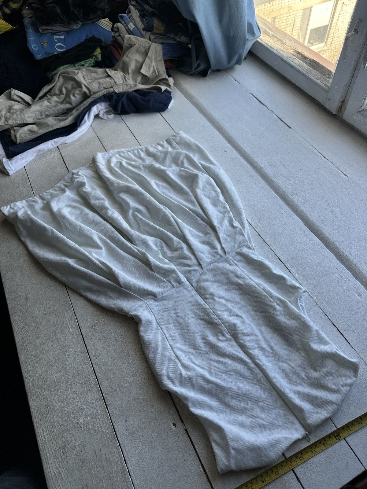 Armani ARMANI JEANS 🚨 WHITE DRESS LUXURY OLD MONEY WOMEN Size M / US 6-8 / IT 42-44 - 11 Thumbnail