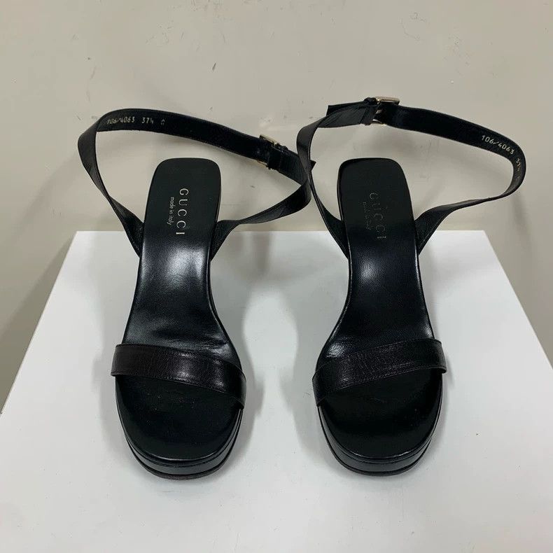 Gucci Gucci Platform High Heels Size 37.5-2505 Size US 7 / IT 37 - 3 Thumbnail