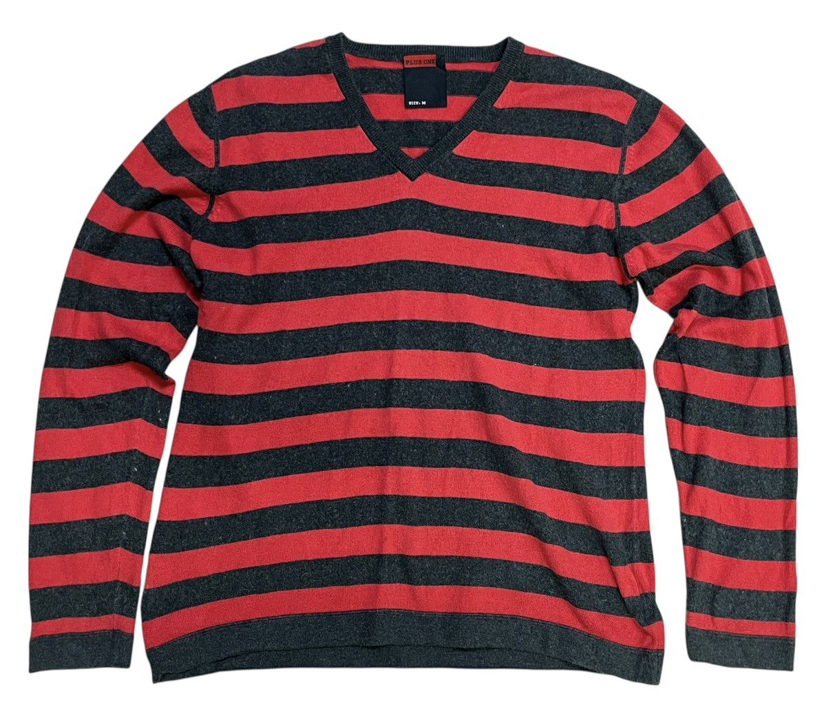 Plus One Clothing Plus One Knit Stripes Longsleeve T Shirt Size US S / EU 44-46 / 1 - 1 Thumbnail
