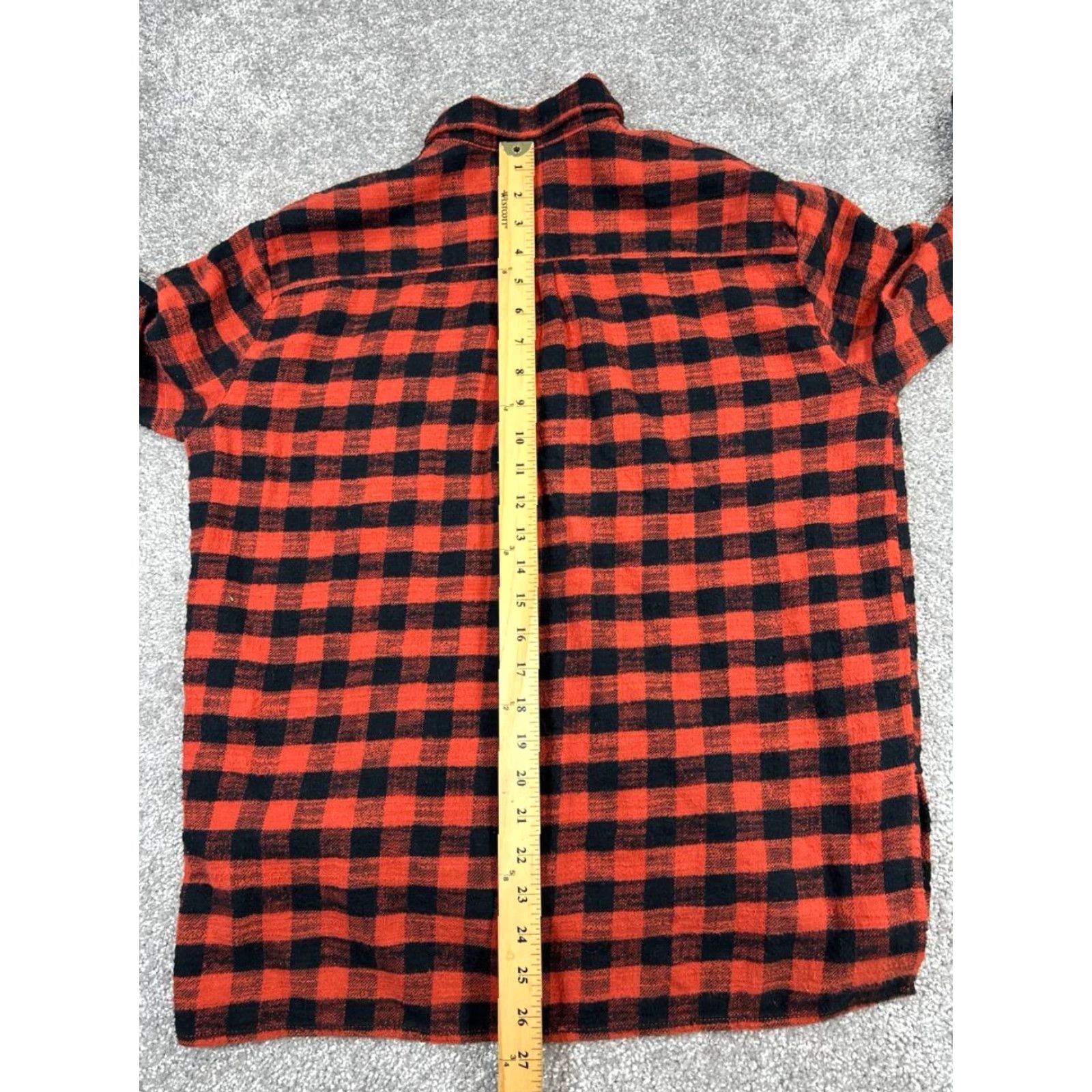 Madewell Madewell Shirt Womens Small Red Black Cotton Flannel Button Up Plaid Long Sleeve Casual Womens Size S / US 4 / IT 40 - 7 Thumbnail