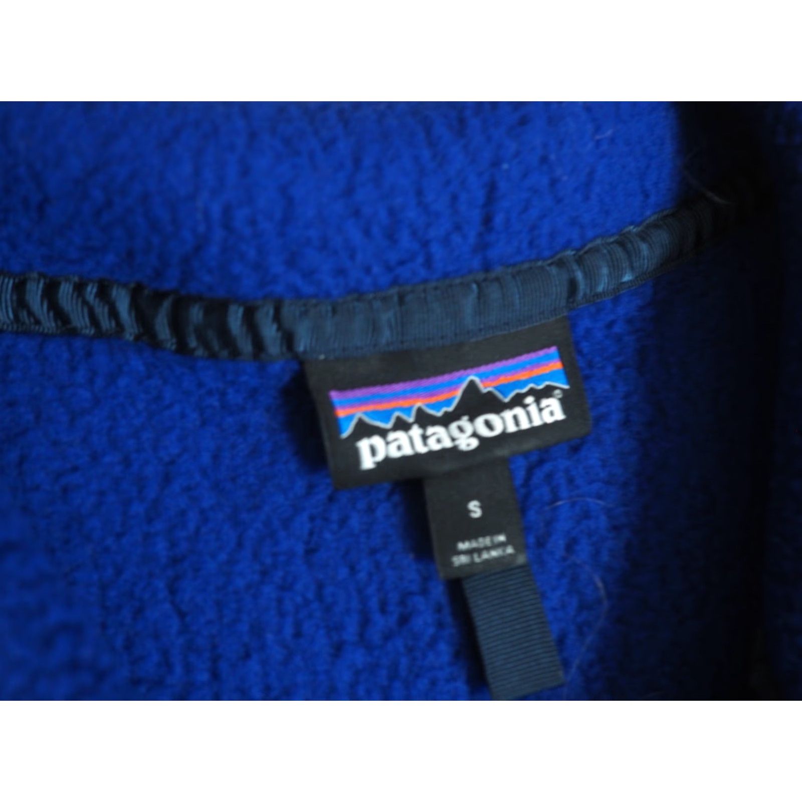 Patagonia Patagonia Jacket Outdoor Fleece 1/2 Zip Logo Mens S Blue 20" Pit to Pit 26.5" Length Size US S / EU 44-46 / 1 - 4 Thumbnail
