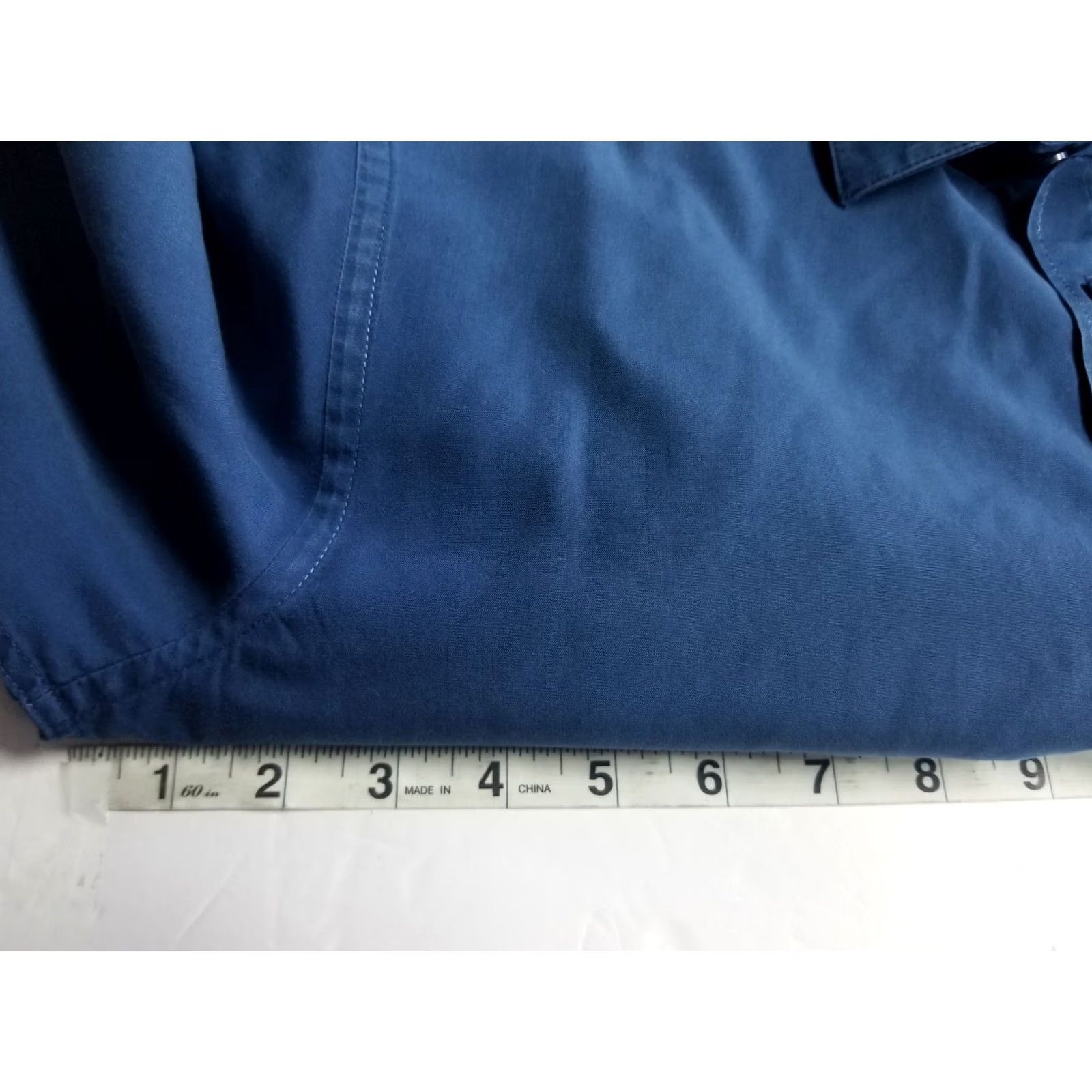 H&M H&M Easy Iron Mens Button-Down Blue Shirt Size M Regular Collared Cotton Blend Long Sleeve Button-Up Classic Size US M / EU 48-50 / 2 - 3 Thumbnail
