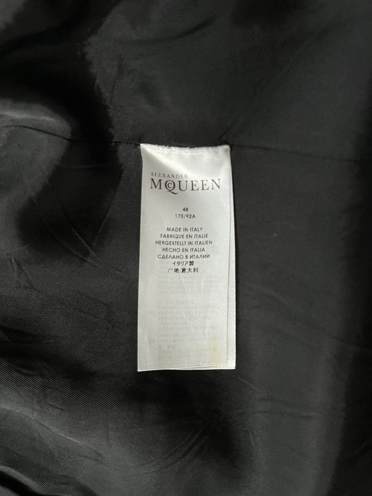 Alexander McQueen Alexander McQueen Black M65 Military Wool Jacket Size US M / EU 48-50 / 2 - 8 Thumbnail