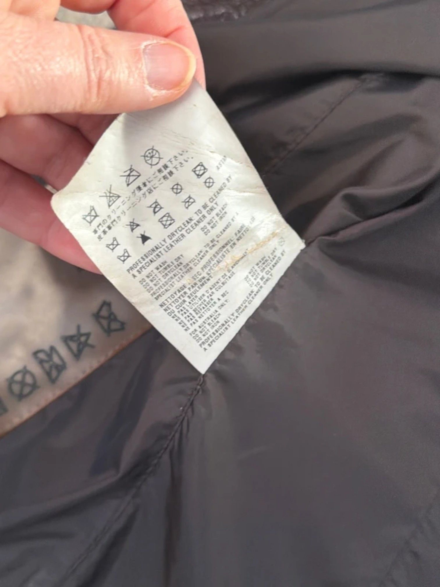 Prada Prada Brown Leather Multi-Pocket Moto Jacket c.2000s Size US M / EU 48-50 / 2 - 7 Thumbnail
