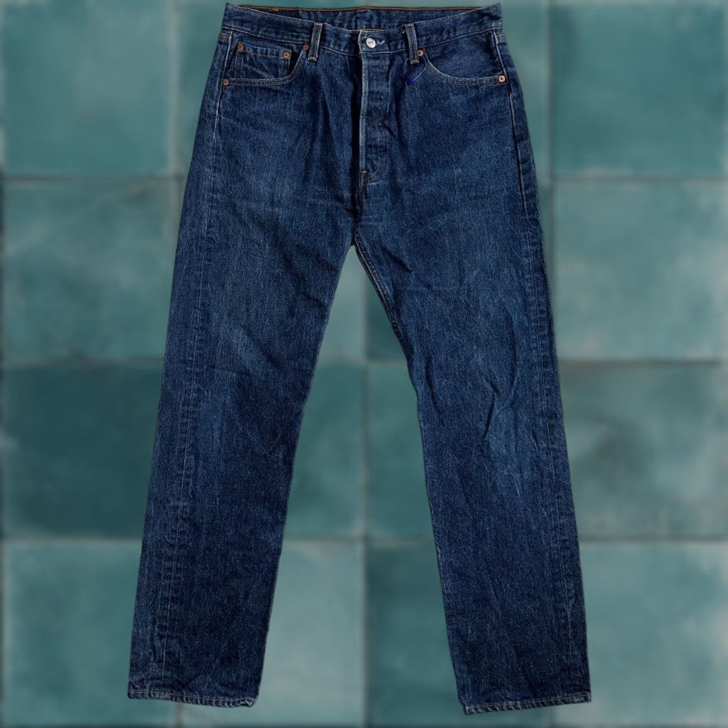 Levi's VINTAGE Levi's 501 Jeans Men 36x36 Dark Wash Straight Leg 90s USA Classic Denim Size US 36 / EU 52 - 1 Thumbnail