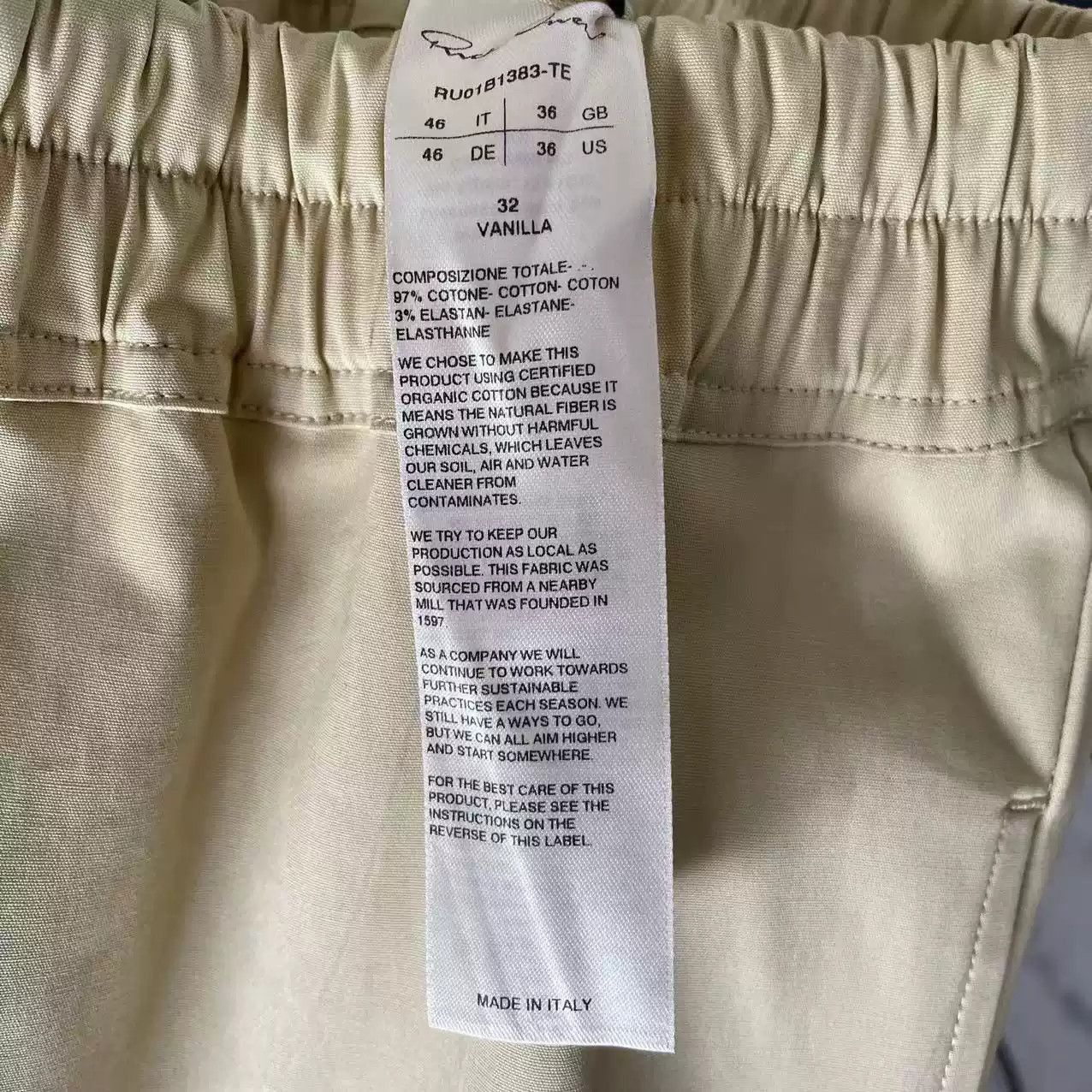 Rick Owens Rick Owens Men's beige Belted Side Split Shorts-2505 Size US 34 / EU 50 - 3 Thumbnail