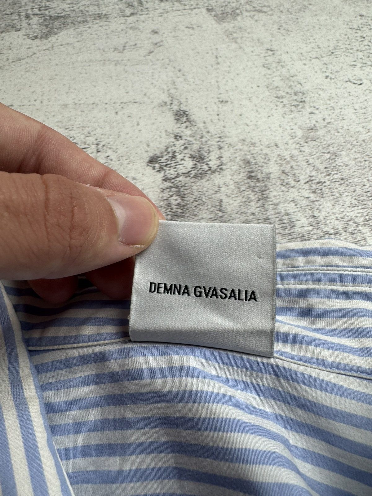 Vetements Vetements Femme Garderobe 2019 Demna Gvasalia Striped Asymmetrical Button Shirt Size M / US 6-8 / IT 42-44 - 14 Thumbnail