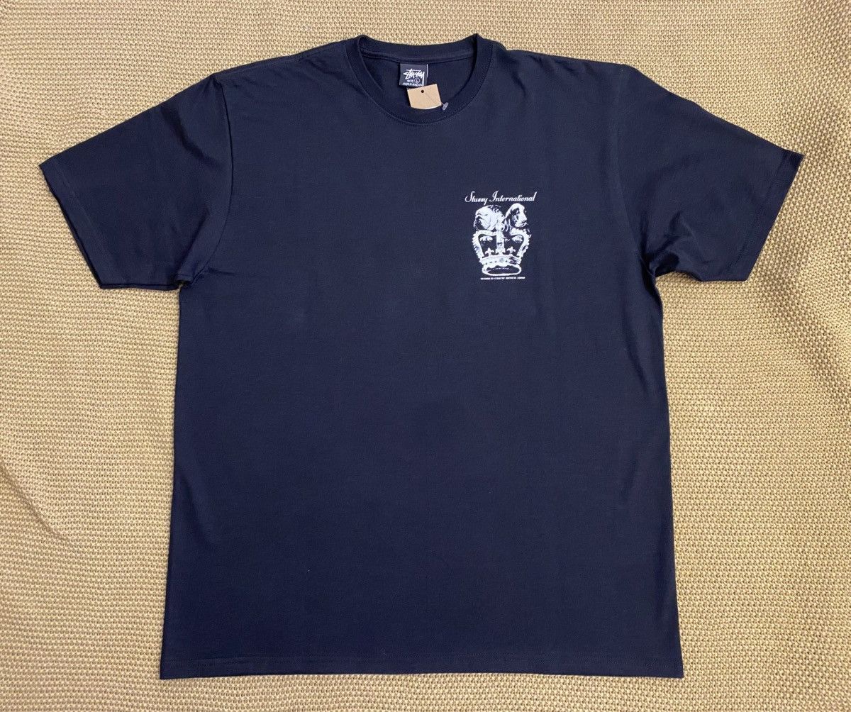 Stussy Stussy Dog Crown Tee Black Size US L / EU 52-54 / 3 - 2 Thumbnail