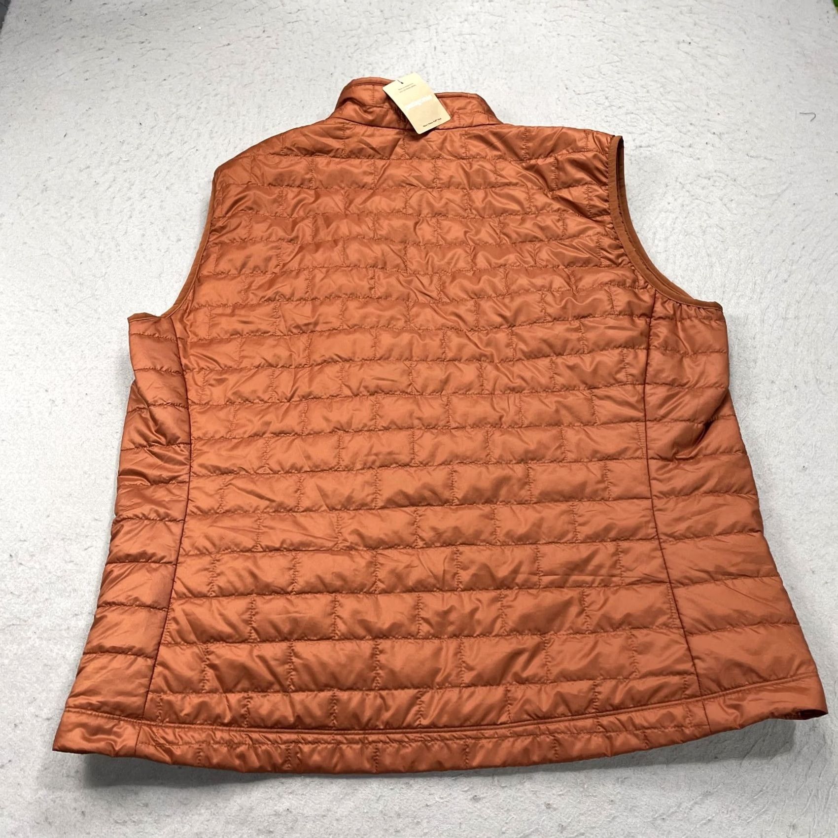 Patagonia Patagonia Nano Puff Vest Mens 2XL Orange Polyester Full Zip Hiking Outdoor NWT Budgesl Logo Size US XXL / EU 58 / 5 - 7 Thumbnail