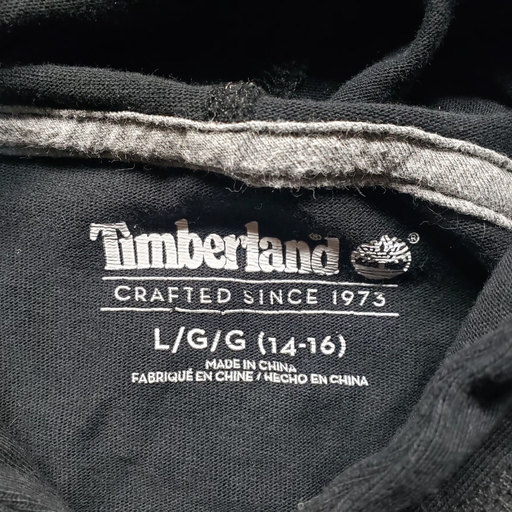 Timberland Timberland Sweater Hoodie Black Pullover Casual Adult Mens Size L Large Shirt Size US L / EU 52-54 / 3 - 3 Thumbnail