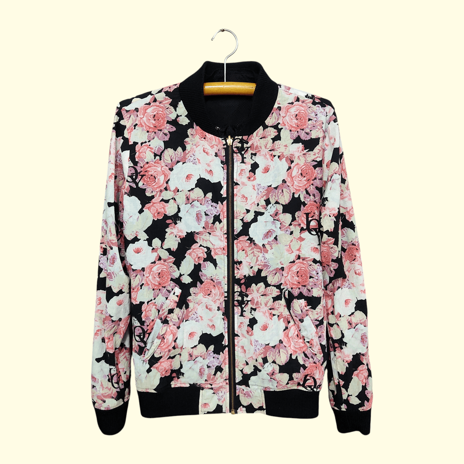 Joyrich JOYRICH Floral Black Reversible Blouson Zipper Jacket Size US M / EU 48-50 / 2 - 1 Thumbnail