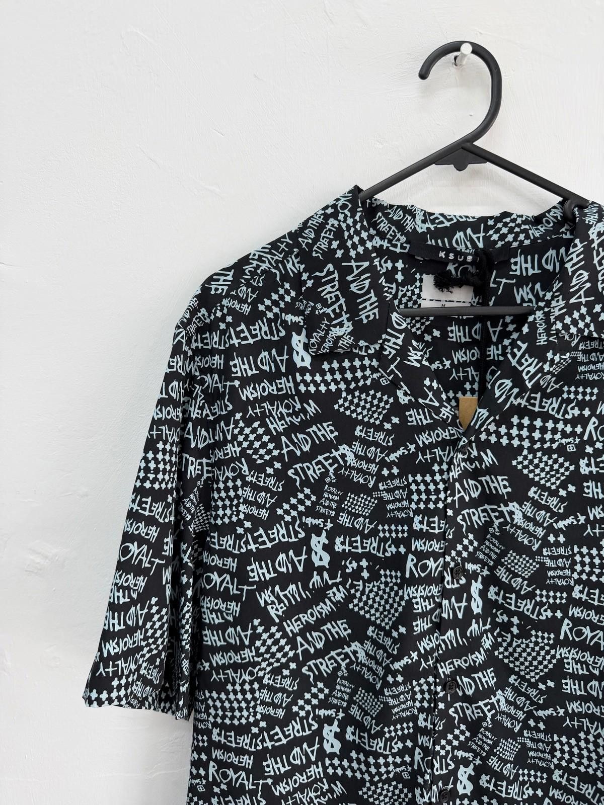 Ksubi new ksubi medium m short sleeve resort shirt heroism black Size US M / EU 48-50 / 2 - 1 Thumbnail