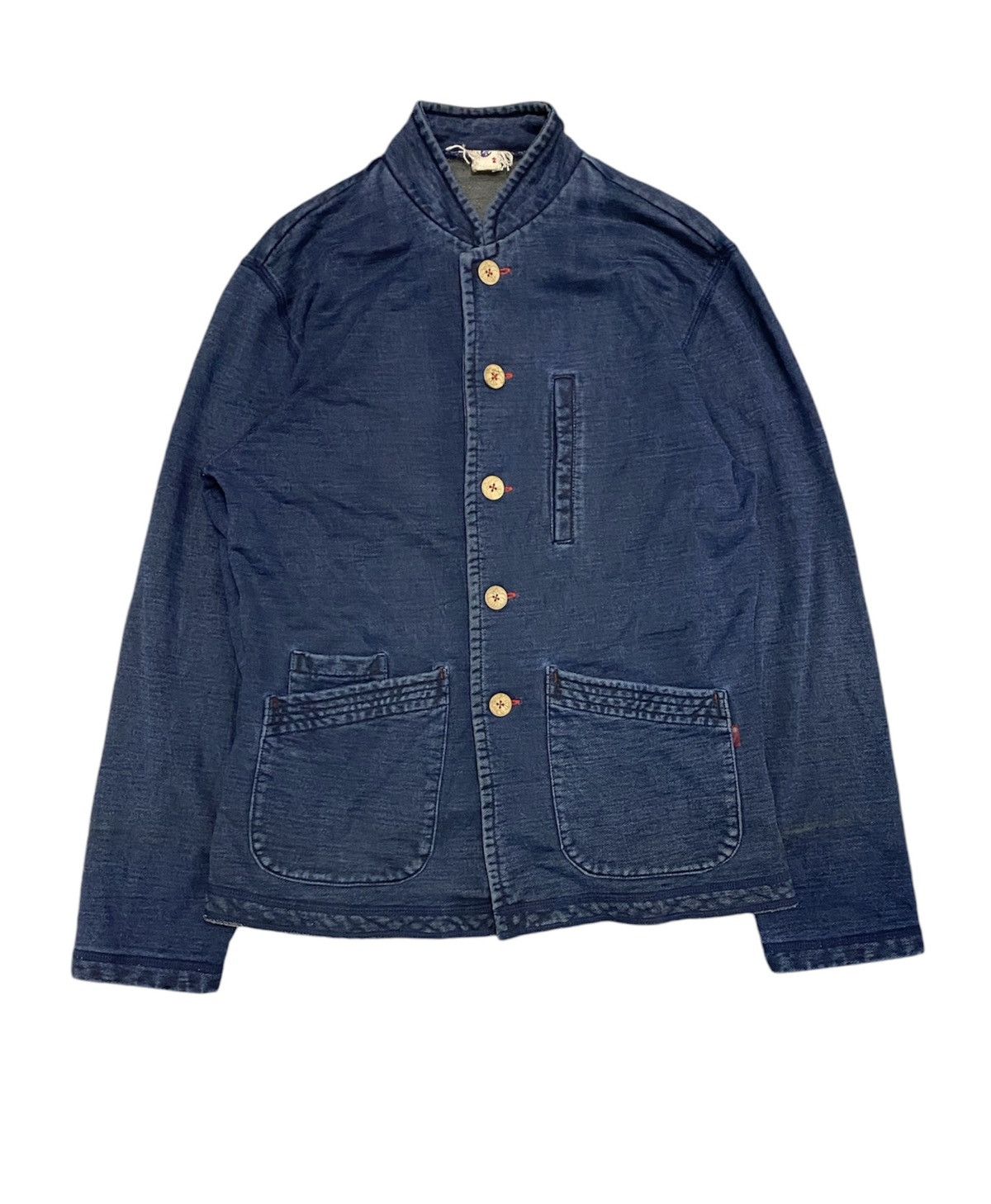 Eternal × Indigo × Japanese Brand 2000s Eternal Japan Indigo worker jacket Size US M / EU 48-50 / 2 - 1 Thumbnail